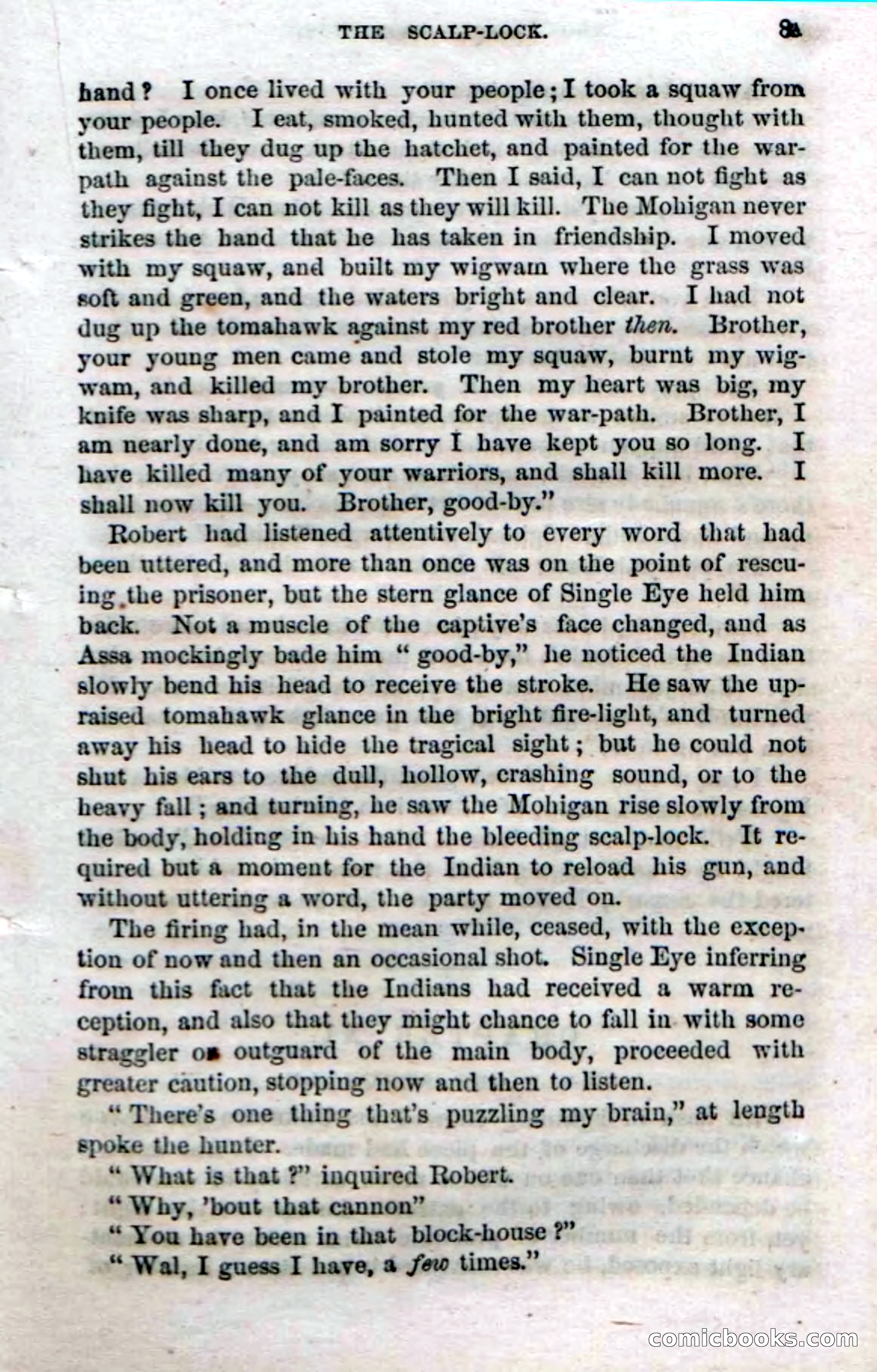 Beadle's Dime Novels No. 52: Single Eye — page 85 of 132