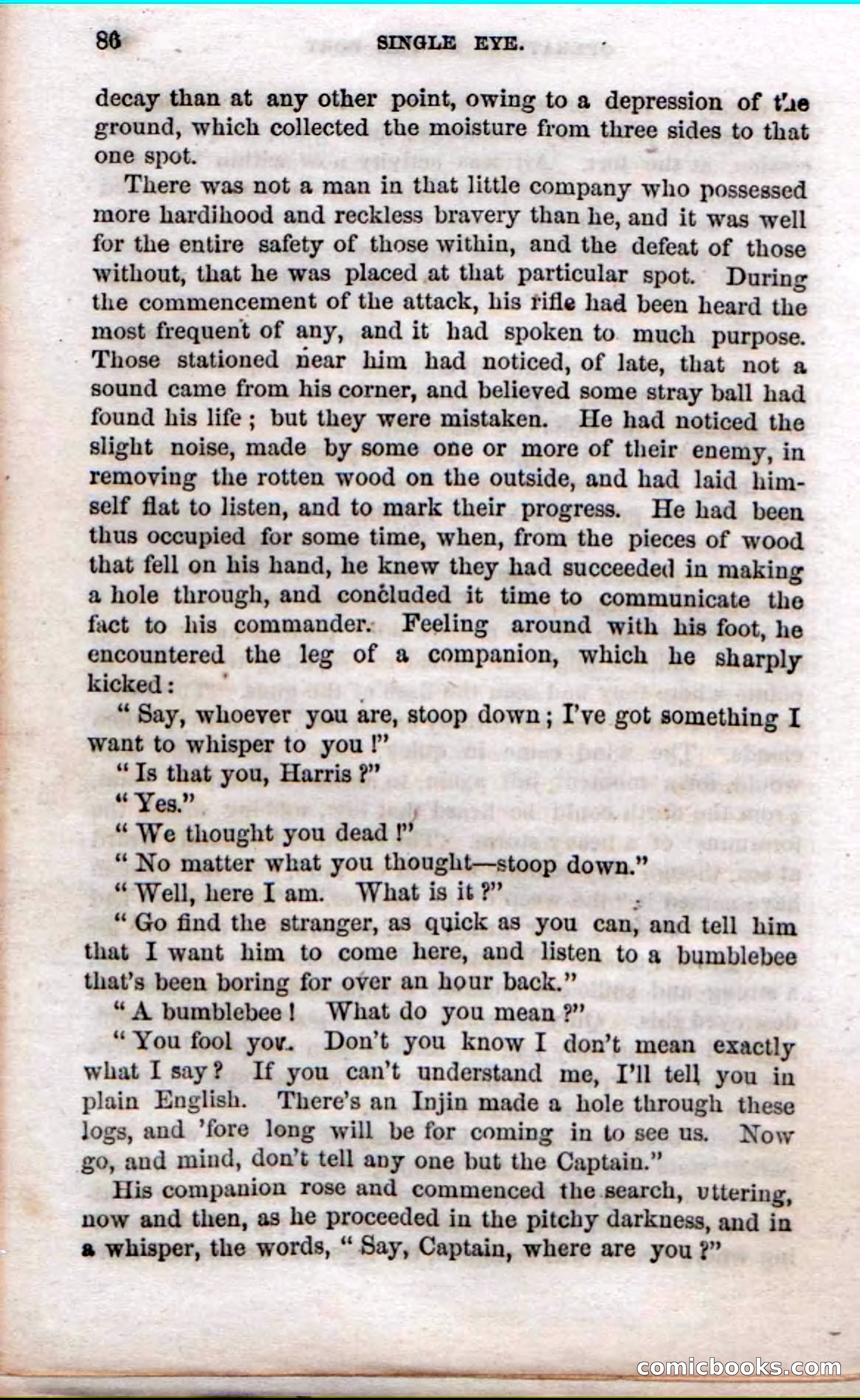 Beadle's Dime Novels No. 52: Single Eye — page 88 of 132