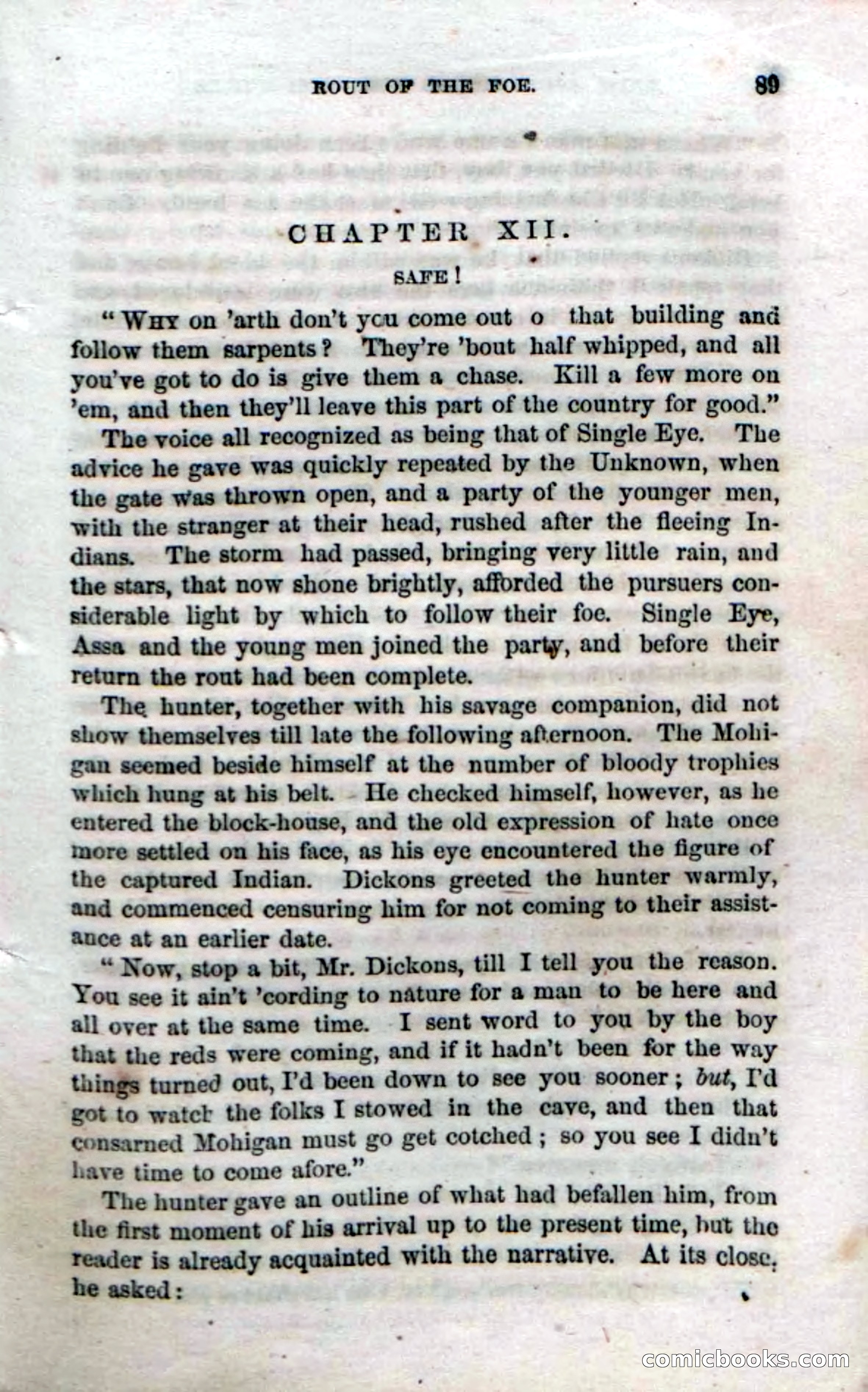 Beadle's Dime Novels No. 52: Single Eye — page 91 of 132