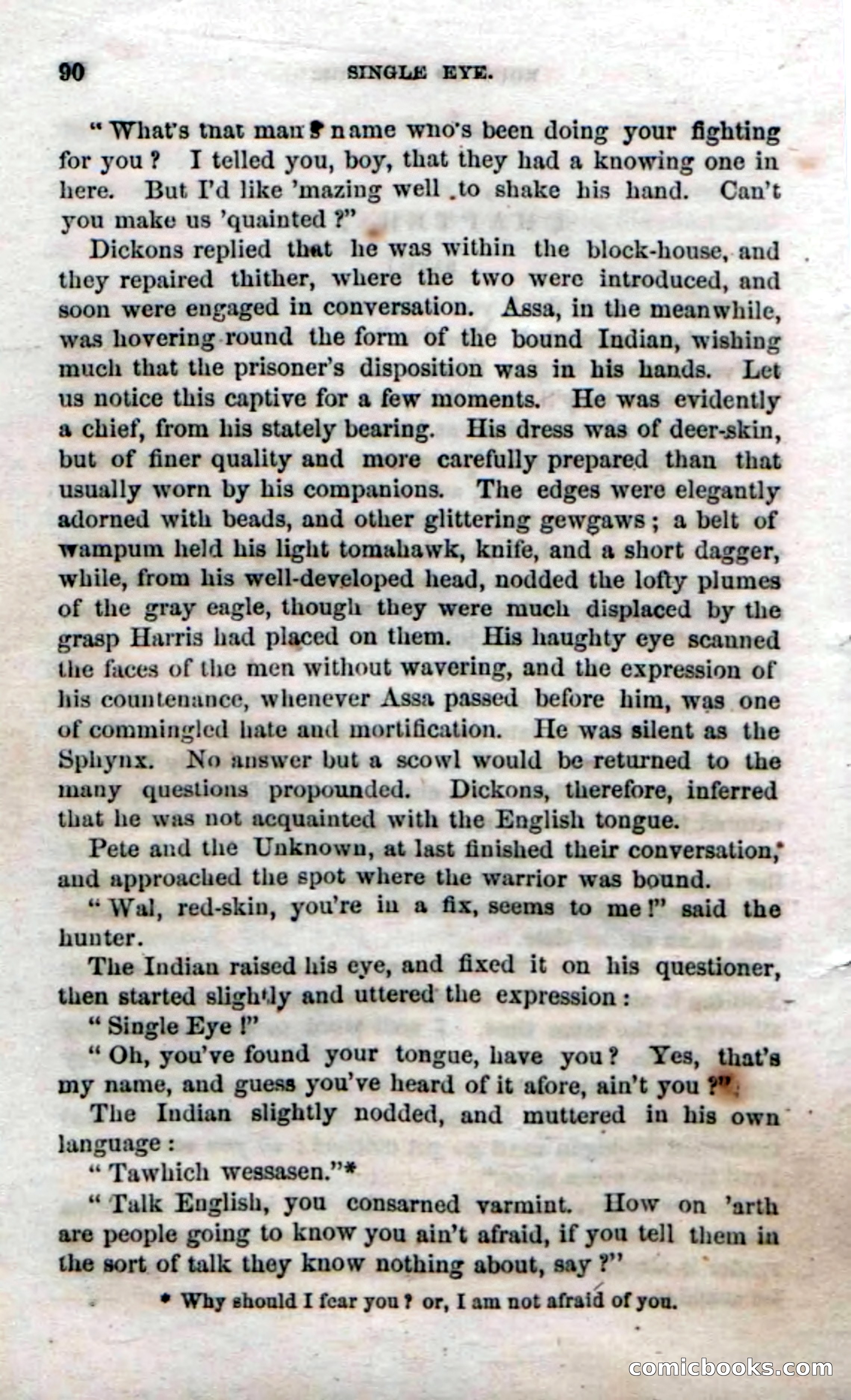 Beadle's Dime Novels No. 52: Single Eye — page 92 of 132