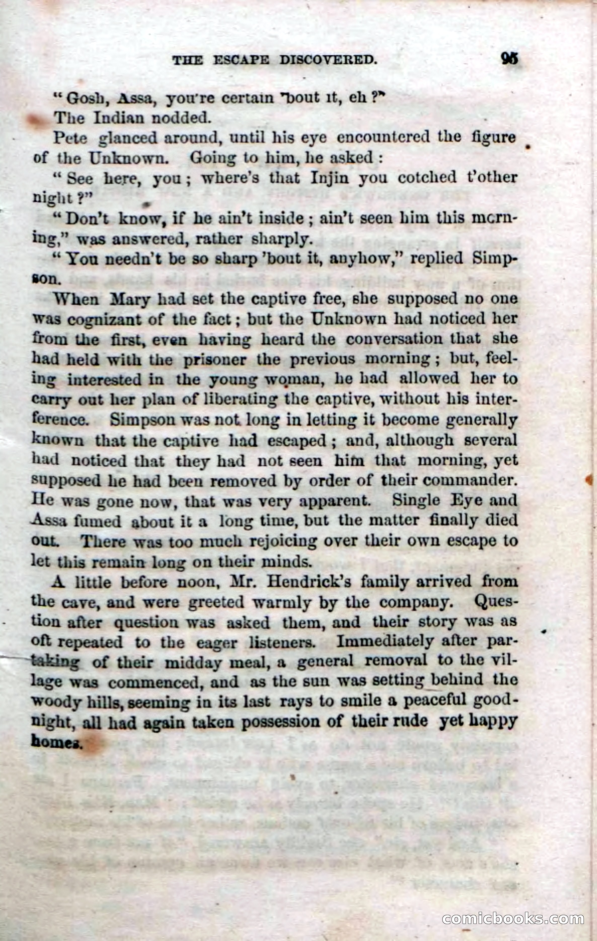 Beadle's Dime Novels No. 52: Single Eye — page 97 of 132