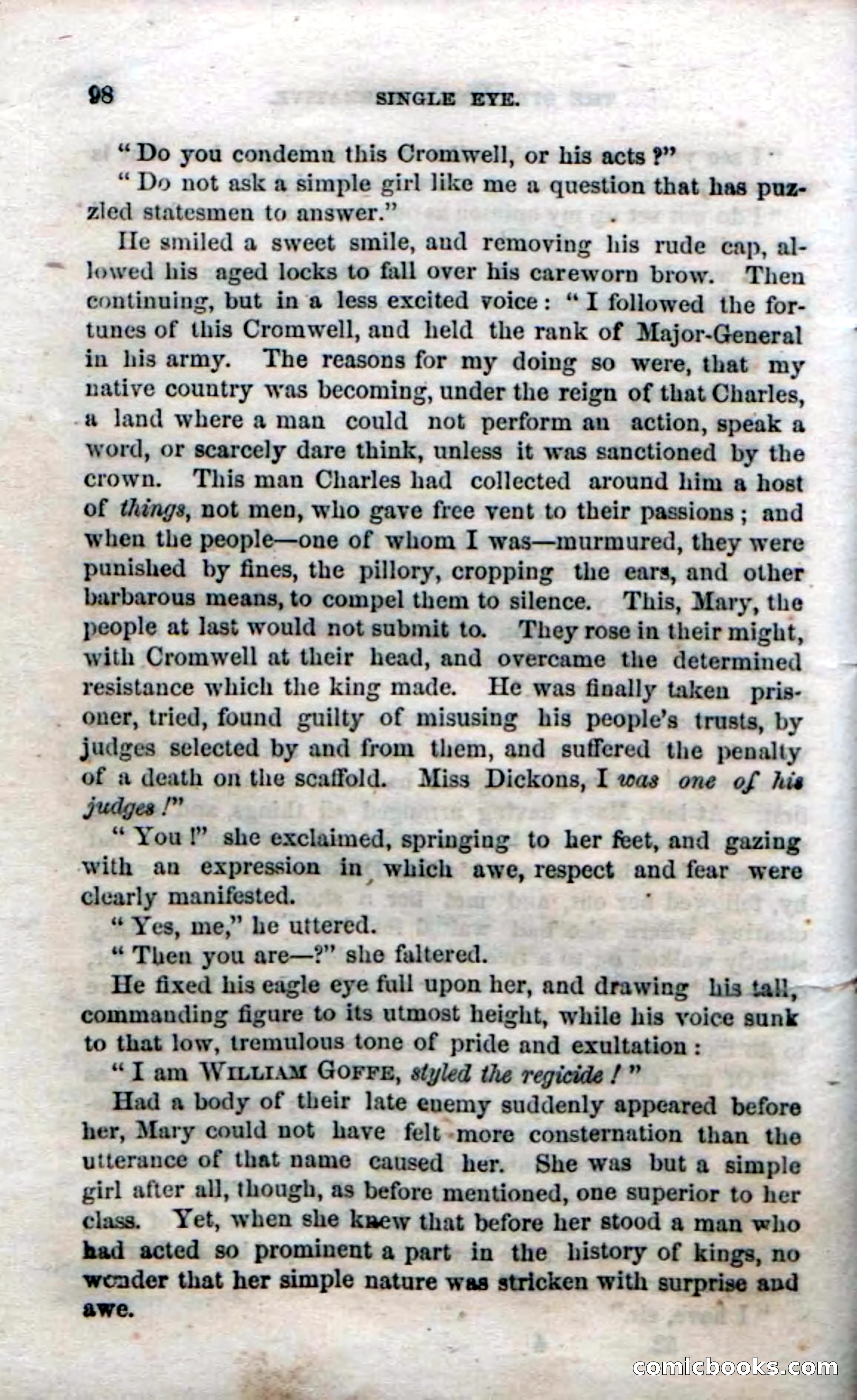 Beadle's Dime Novels No. 52: Single Eye — page 100 of 132