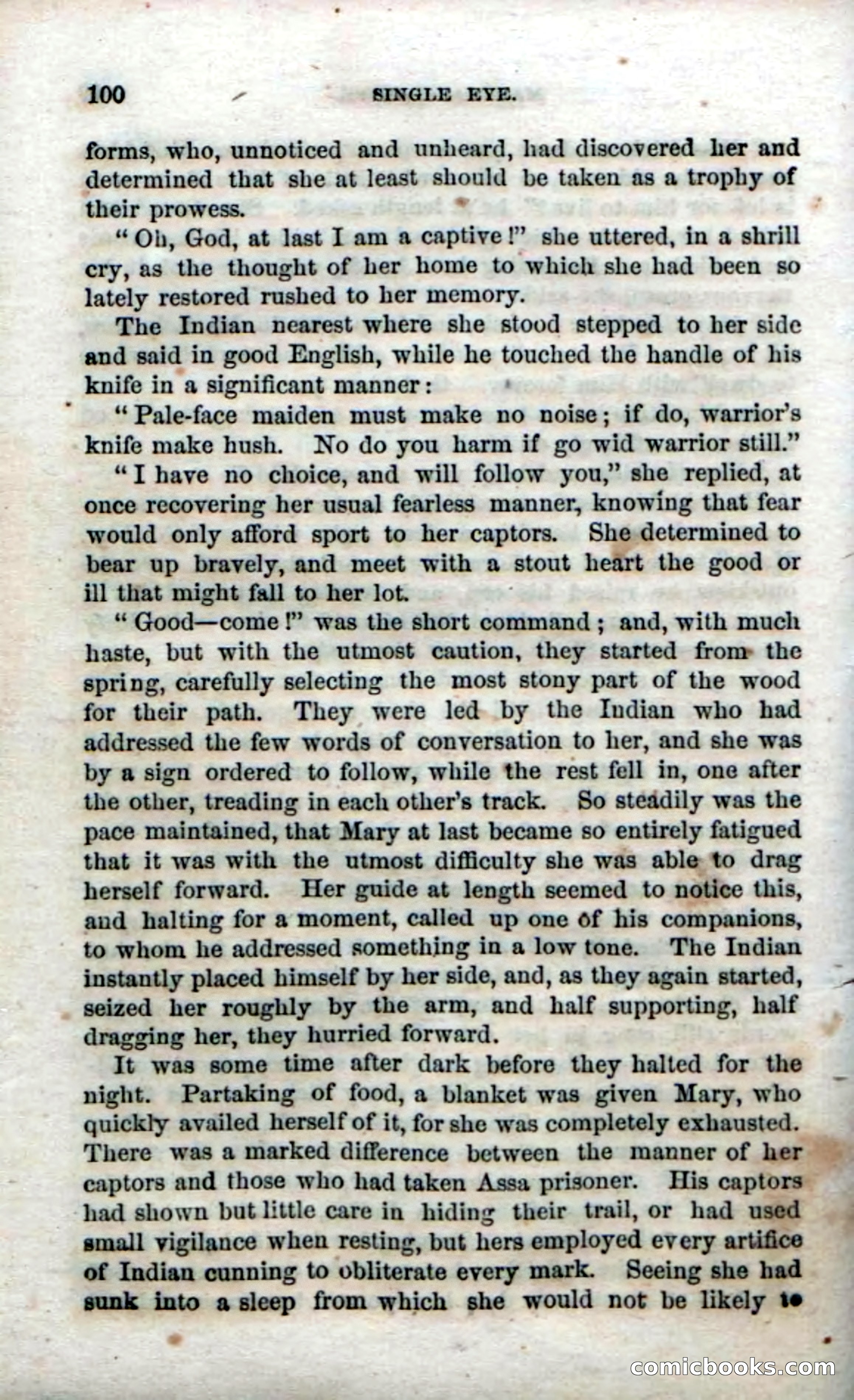 Beadle's Dime Novels No. 52: Single Eye — page 102 of 132