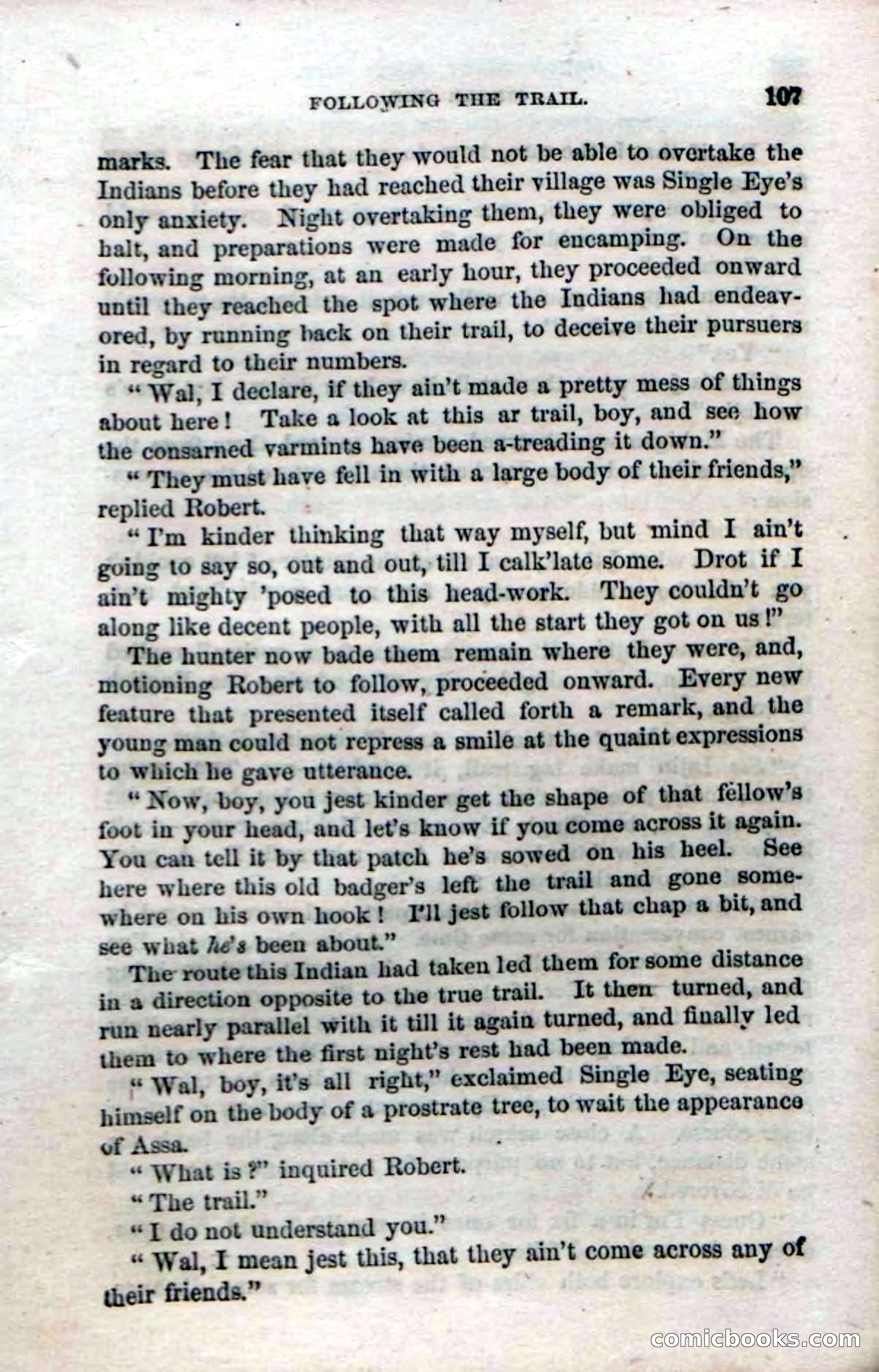 Beadle's Dime Novels No. 52: Single Eye — page 109 of 132