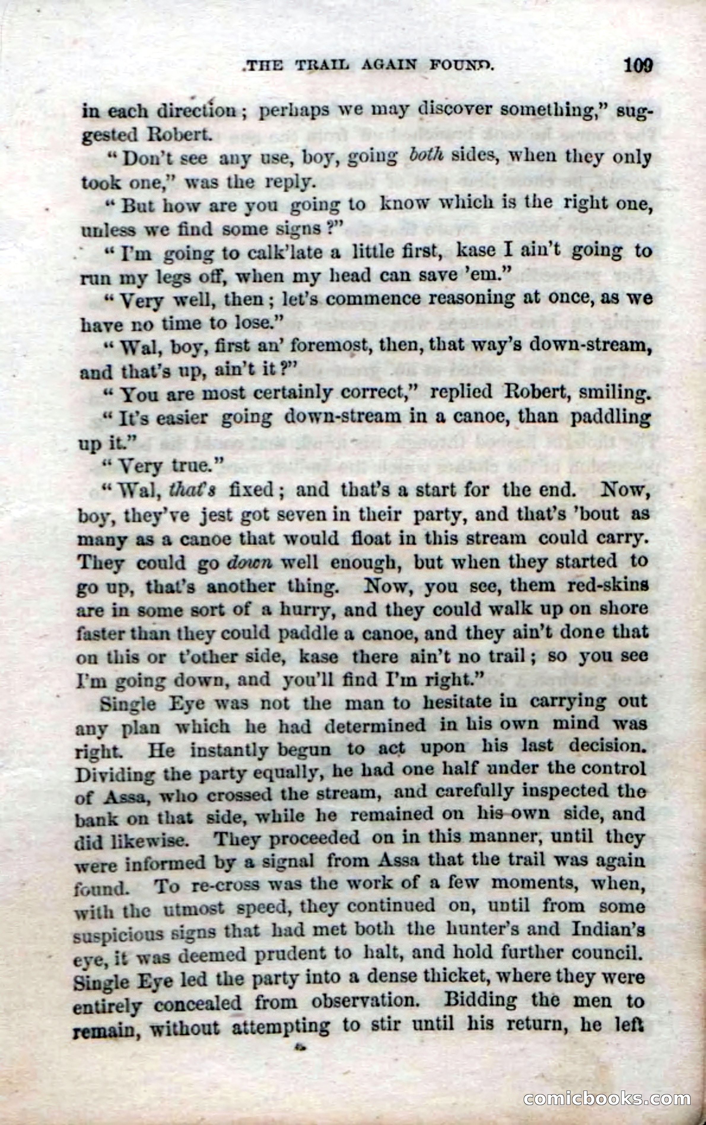 Beadle's Dime Novels No. 52: Single Eye — page 111 of 132