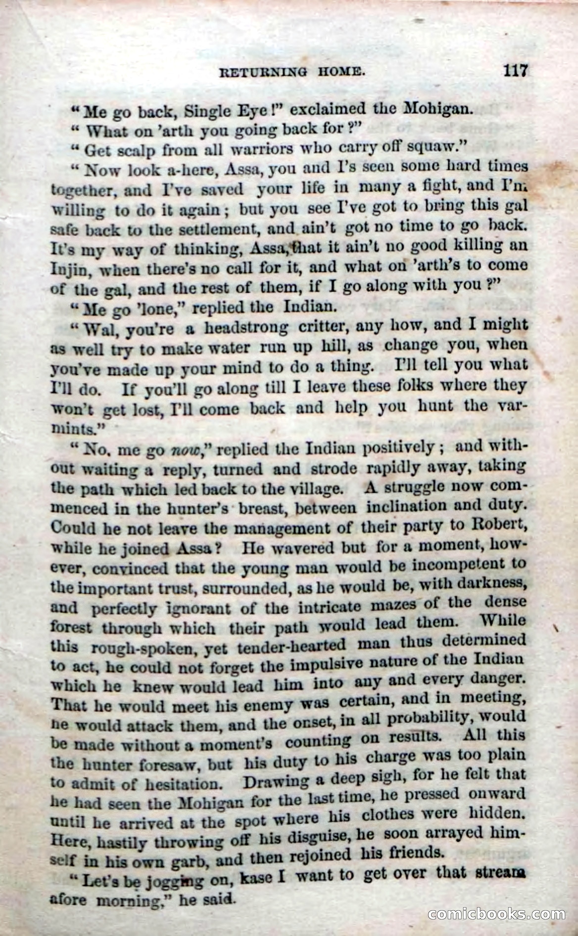Beadle's Dime Novels No. 52: Single Eye — page 119 of 132