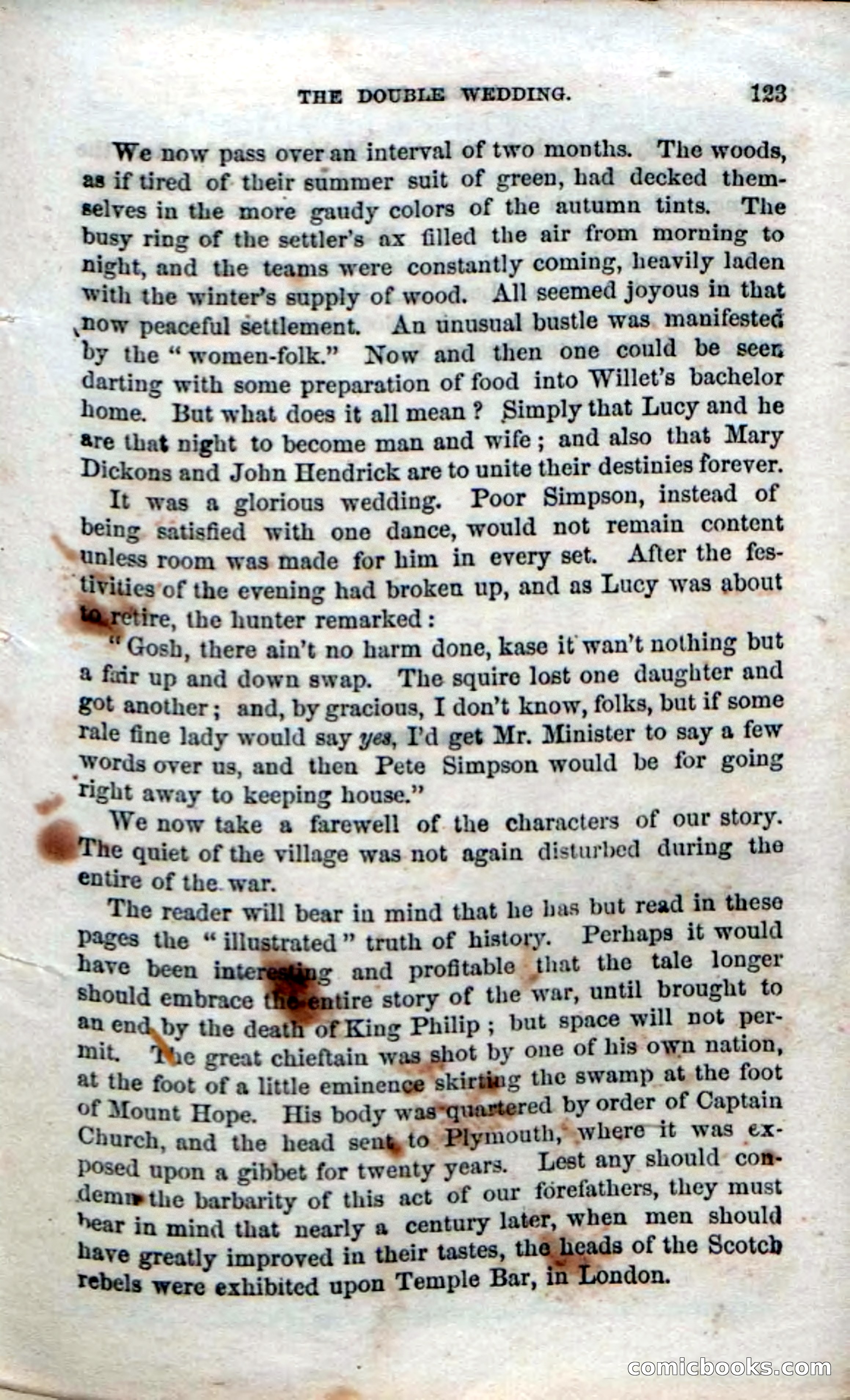 Beadle's Dime Novels No. 52: Single Eye — page 125 of 132