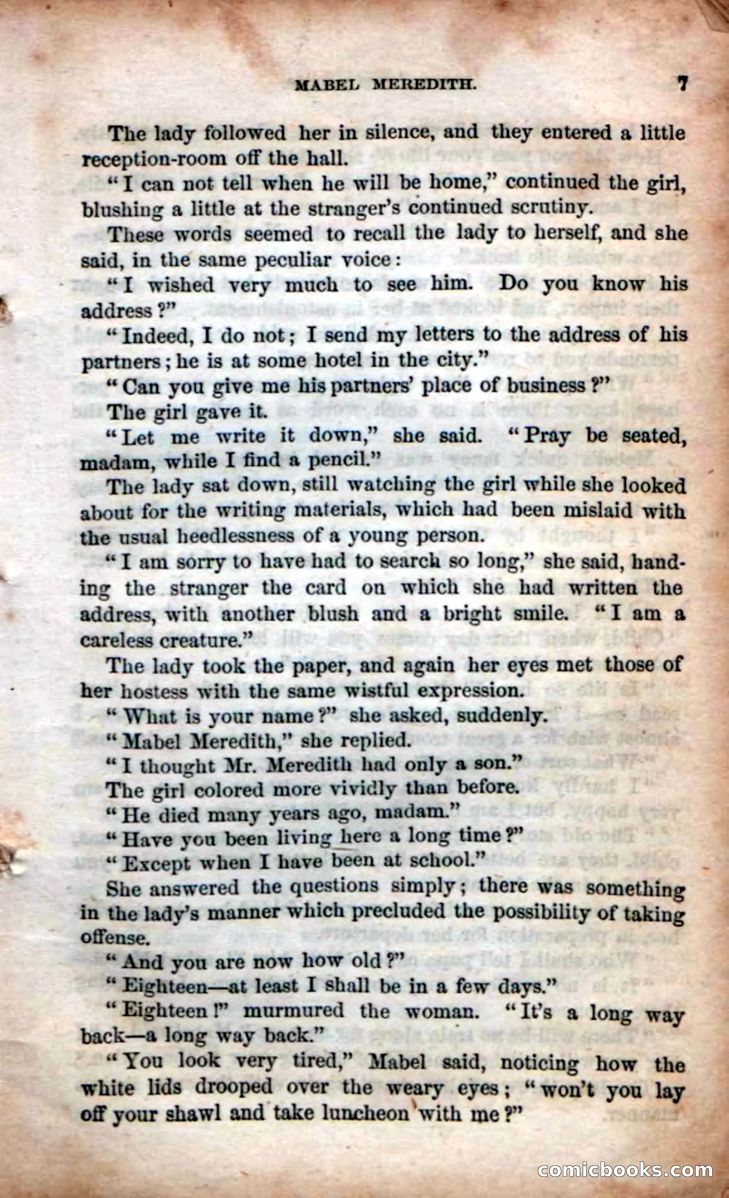 Beadle's Dime Novels No. 53: Hates and Loves — page 9 of 116