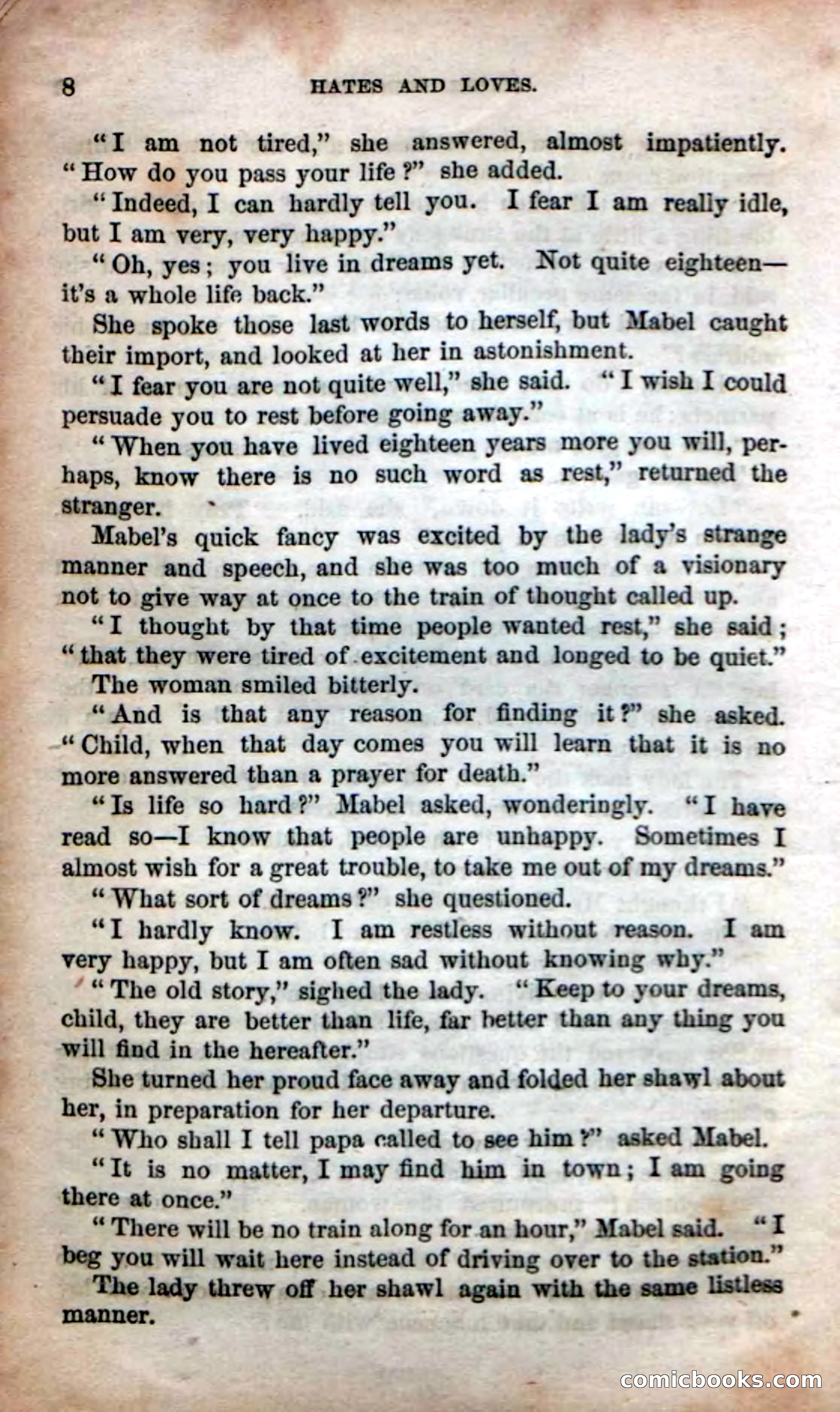 Beadle's Dime Novels No. 53: Hates and Loves — page 10 of 116