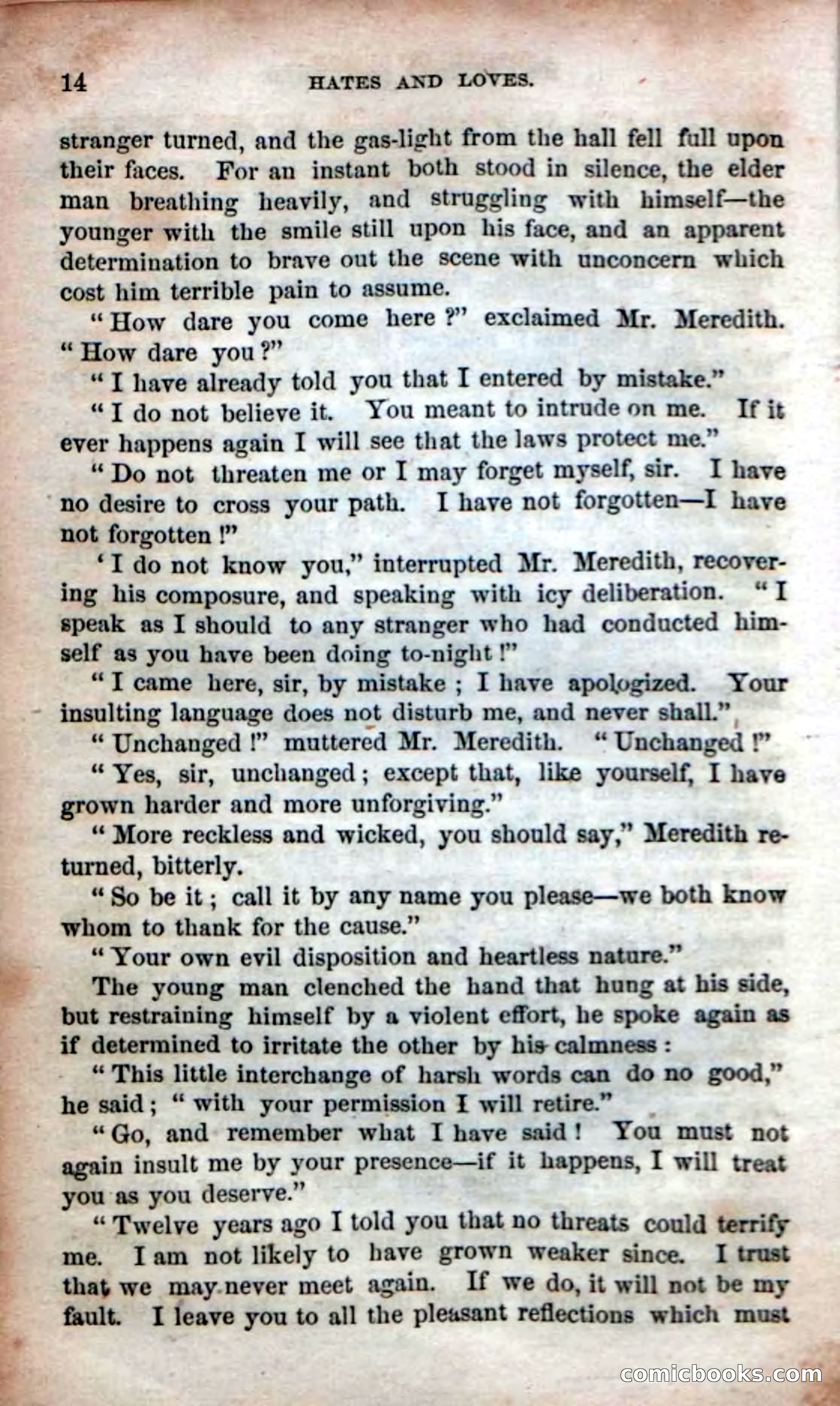 Beadle's Dime Novels No. 53: Hates and Loves — page 16 of 116