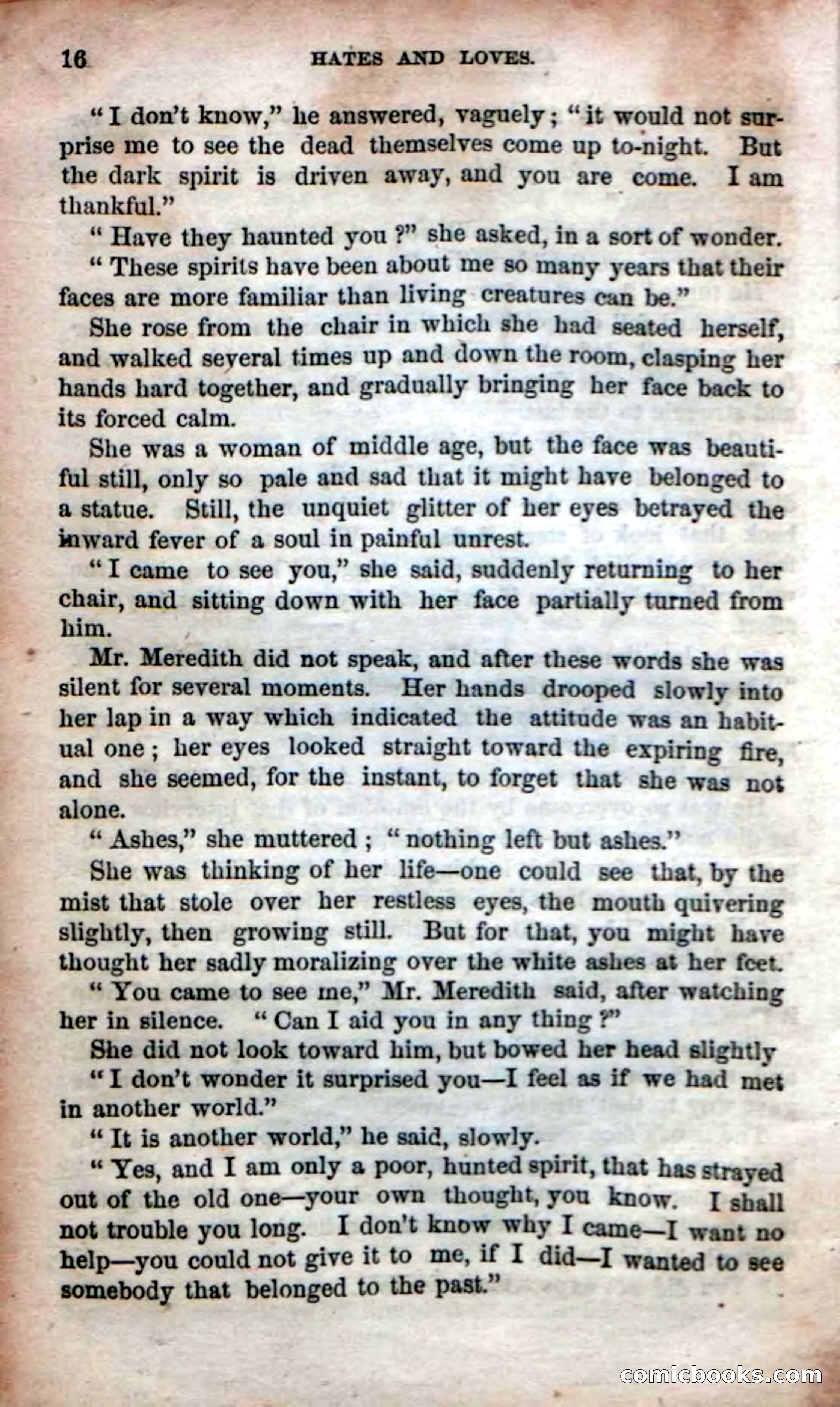 Beadle's Dime Novels No. 53: Hates and Loves — page 18 of 116