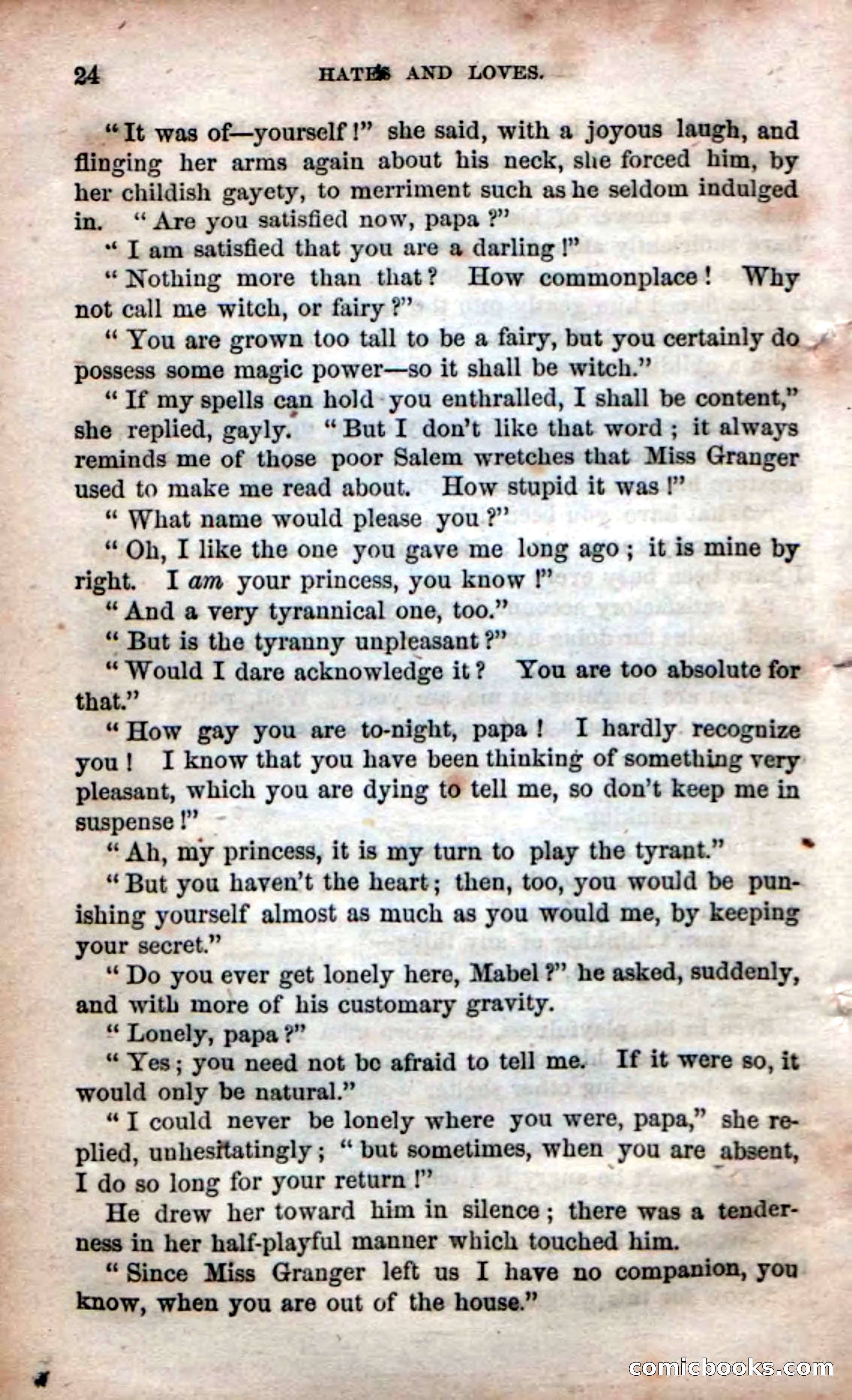 Beadle's Dime Novels No. 53: Hates and Loves — page 26 of 116