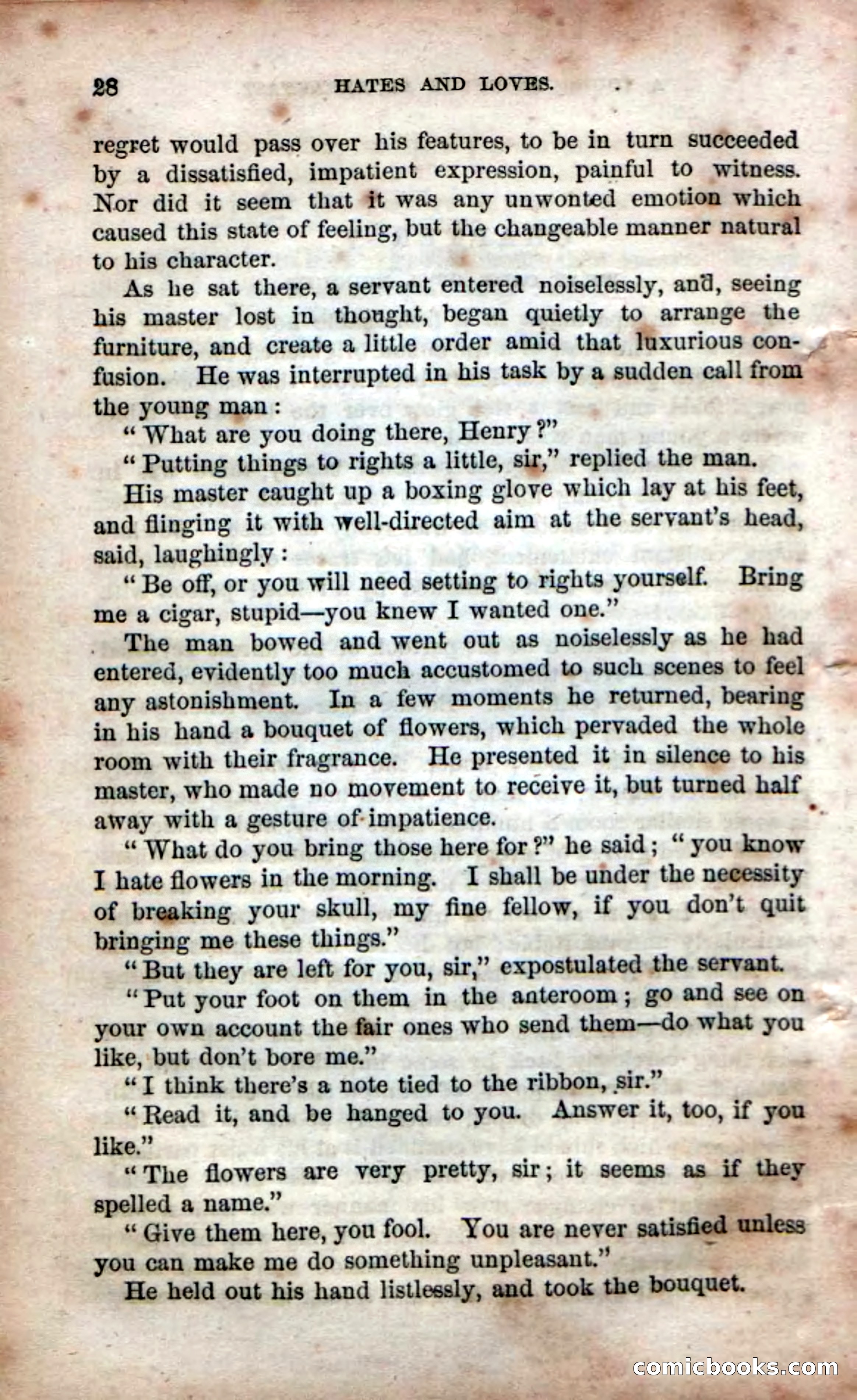 Beadle's Dime Novels No. 53: Hates and Loves — page 30 of 116