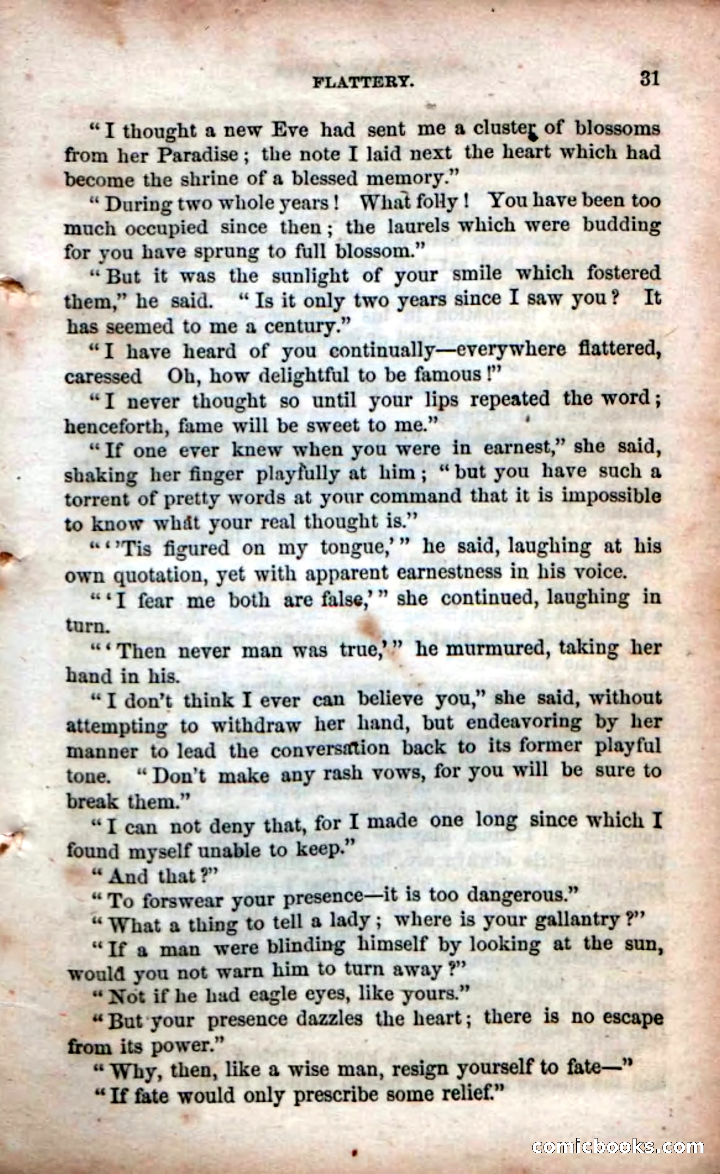 Beadle's Dime Novels No. 53: Hates and Loves — page 33 of 116