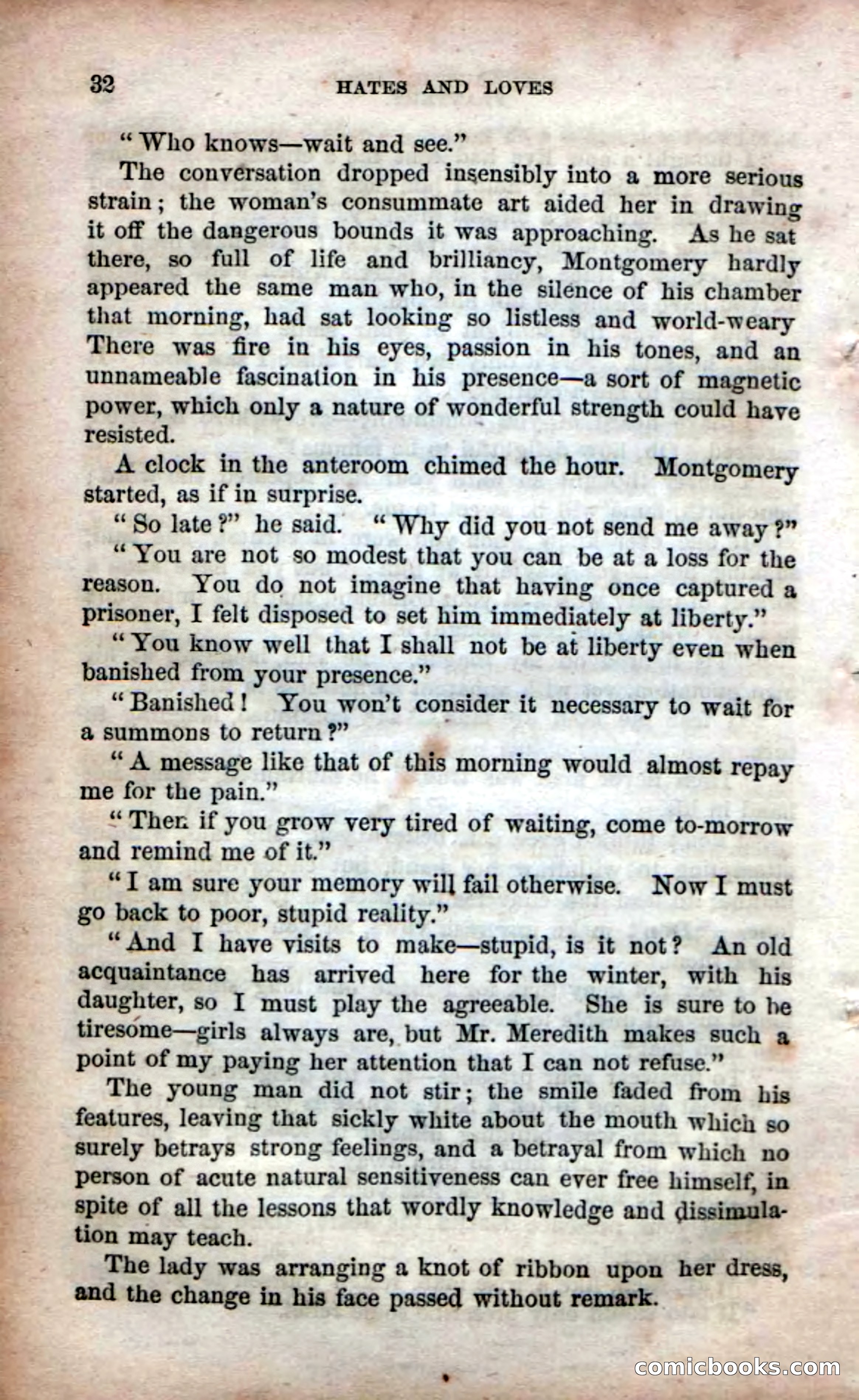 Beadle's Dime Novels No. 53: Hates and Loves — page 34 of 116