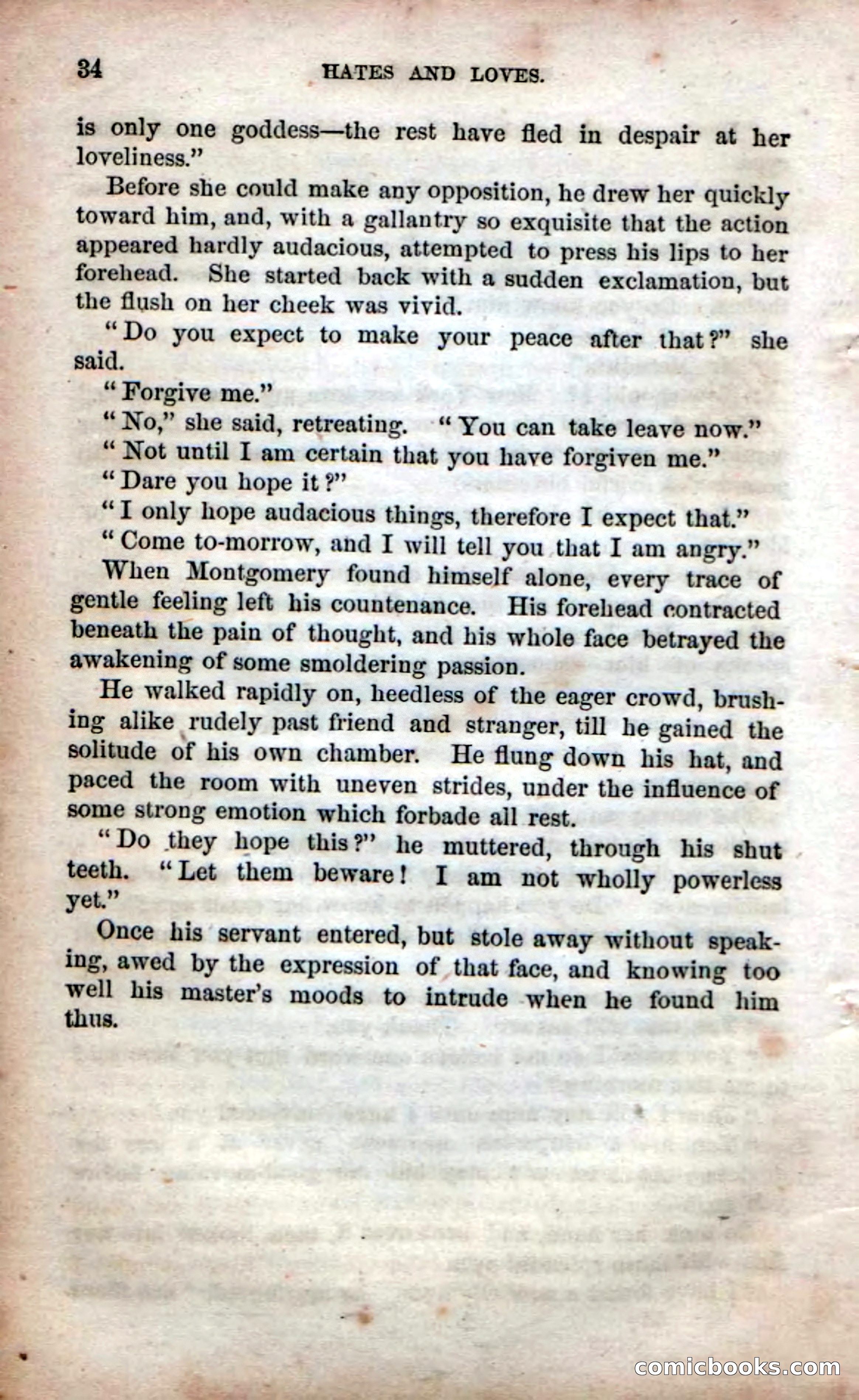 Beadle's Dime Novels No. 53: Hates and Loves — page 36 of 116