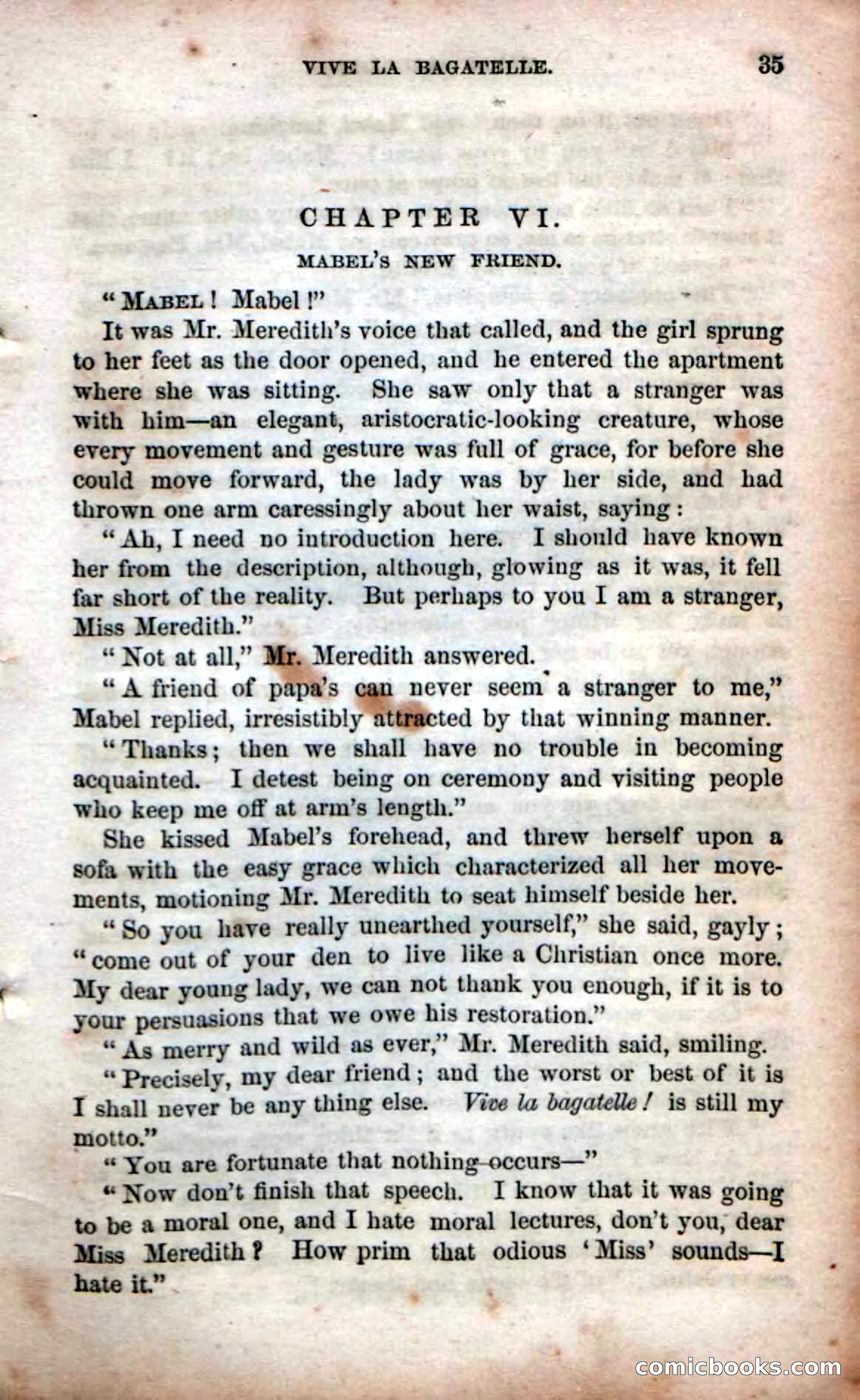 Beadle's Dime Novels No. 53: Hates and Loves — page 37 of 116