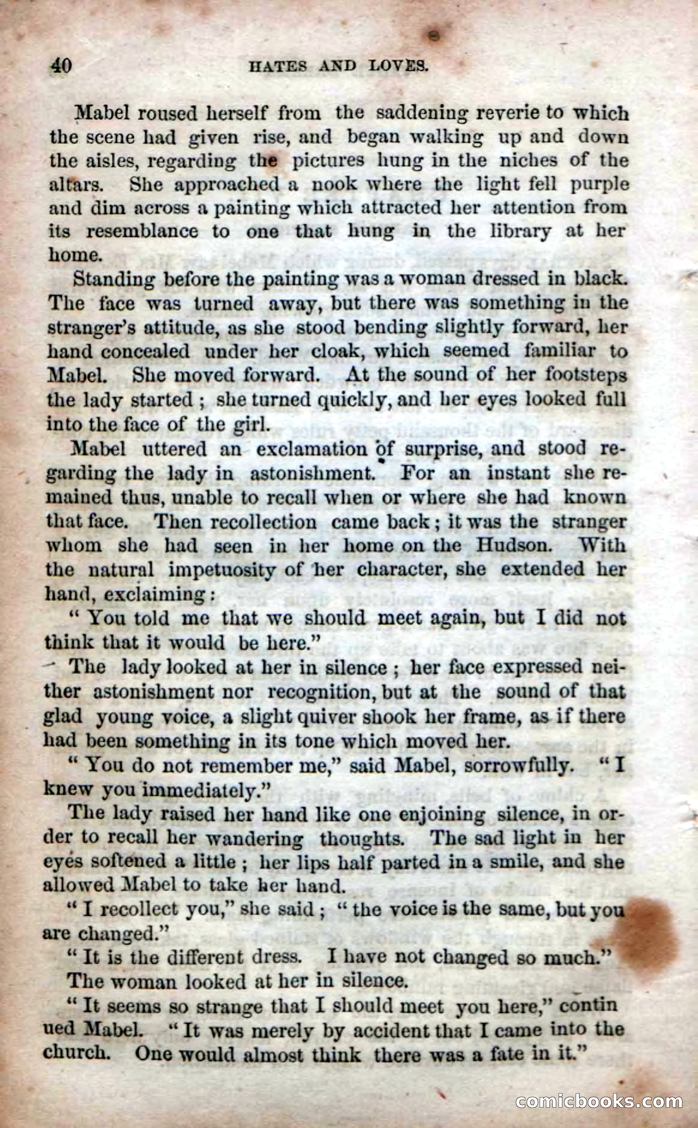 Beadle's Dime Novels No. 53: Hates and Loves — page 42 of 116