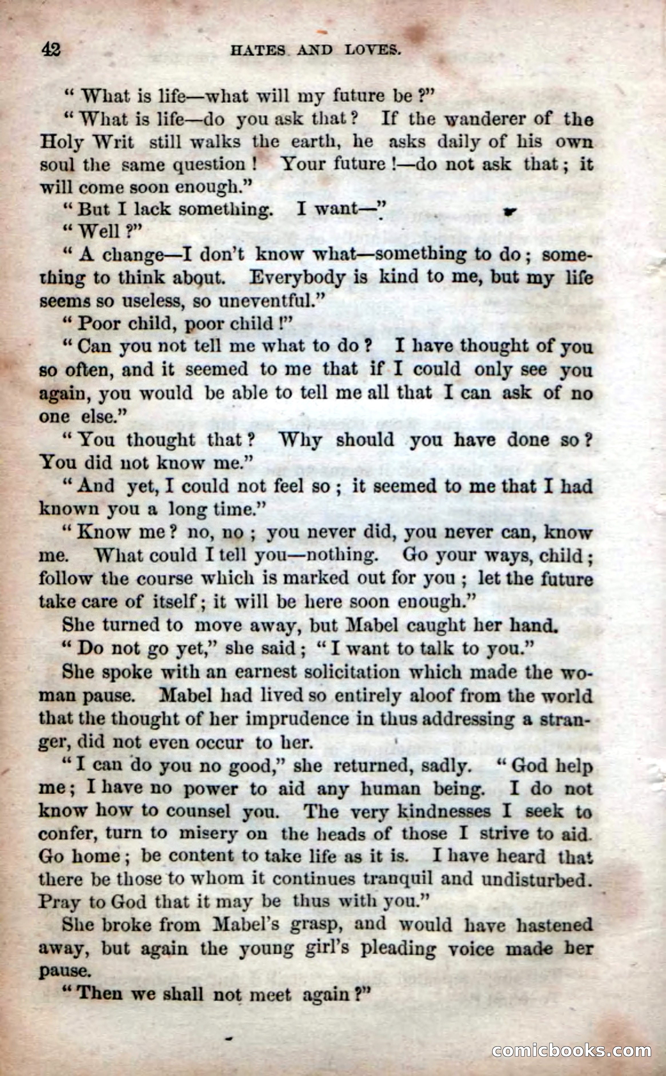 Beadle's Dime Novels No. 53: Hates and Loves — page 44 of 116