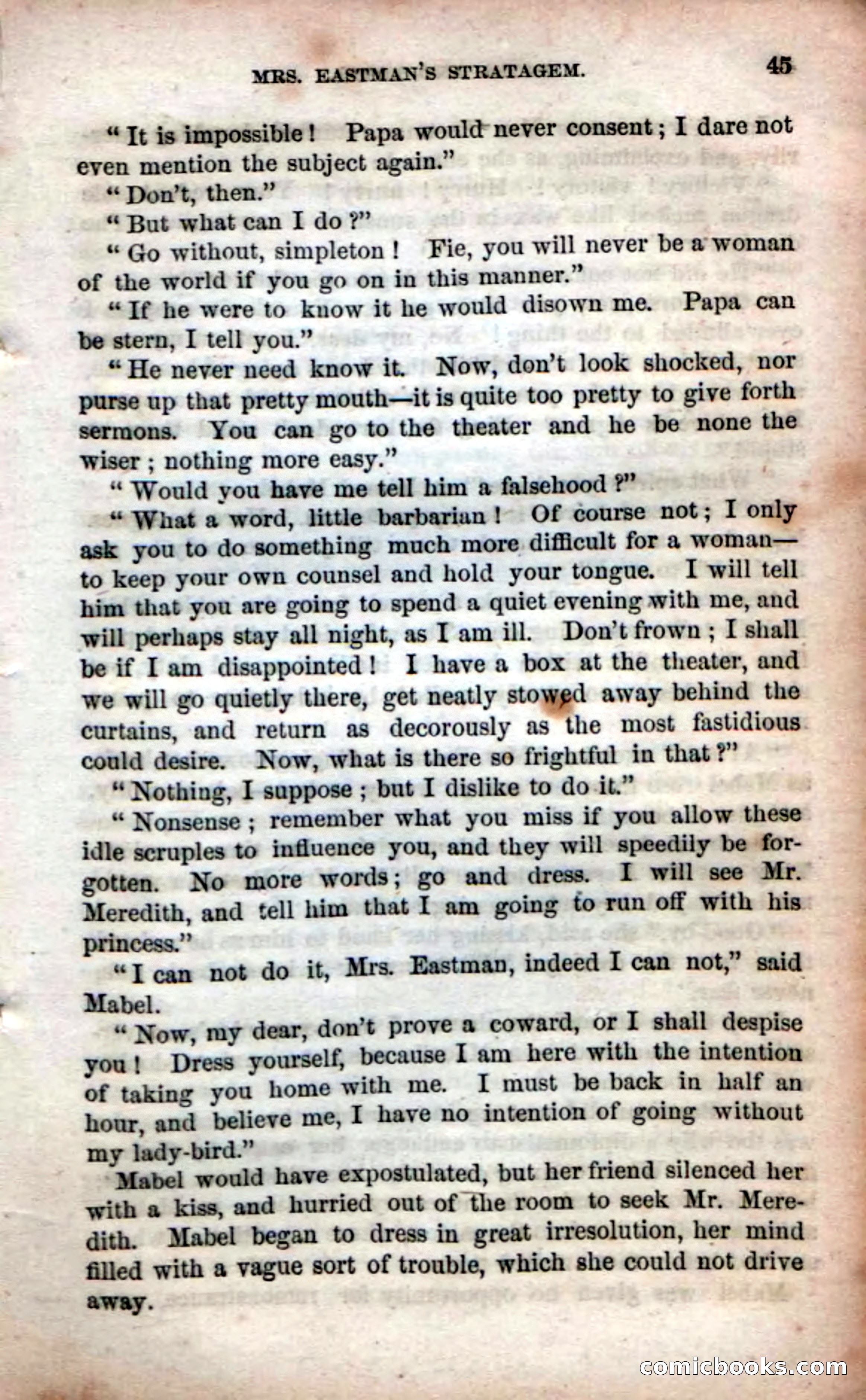 Beadle's Dime Novels No. 53: Hates and Loves — page 47 of 116