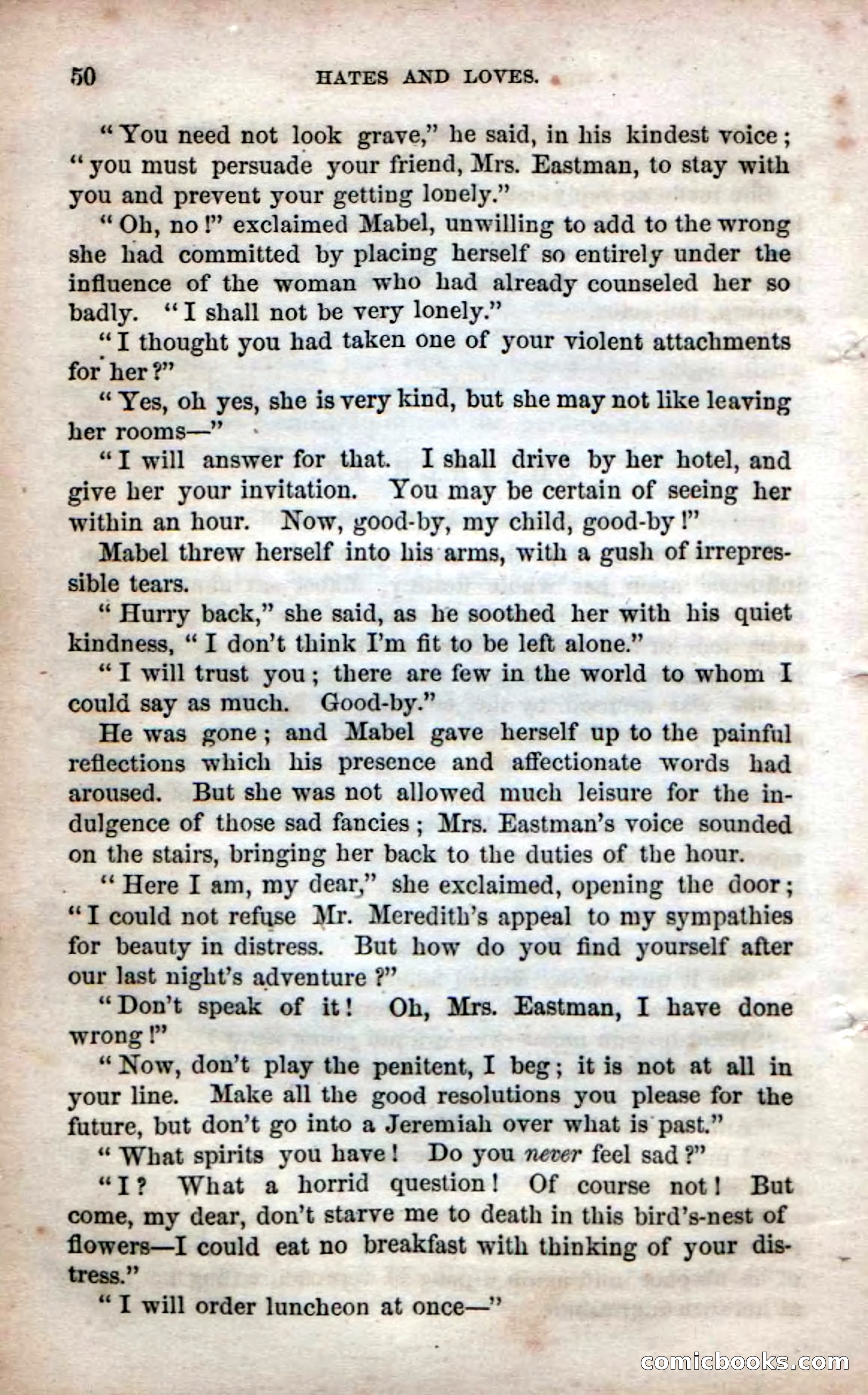 Beadle's Dime Novels No. 53: Hates and Loves — page 52 of 116