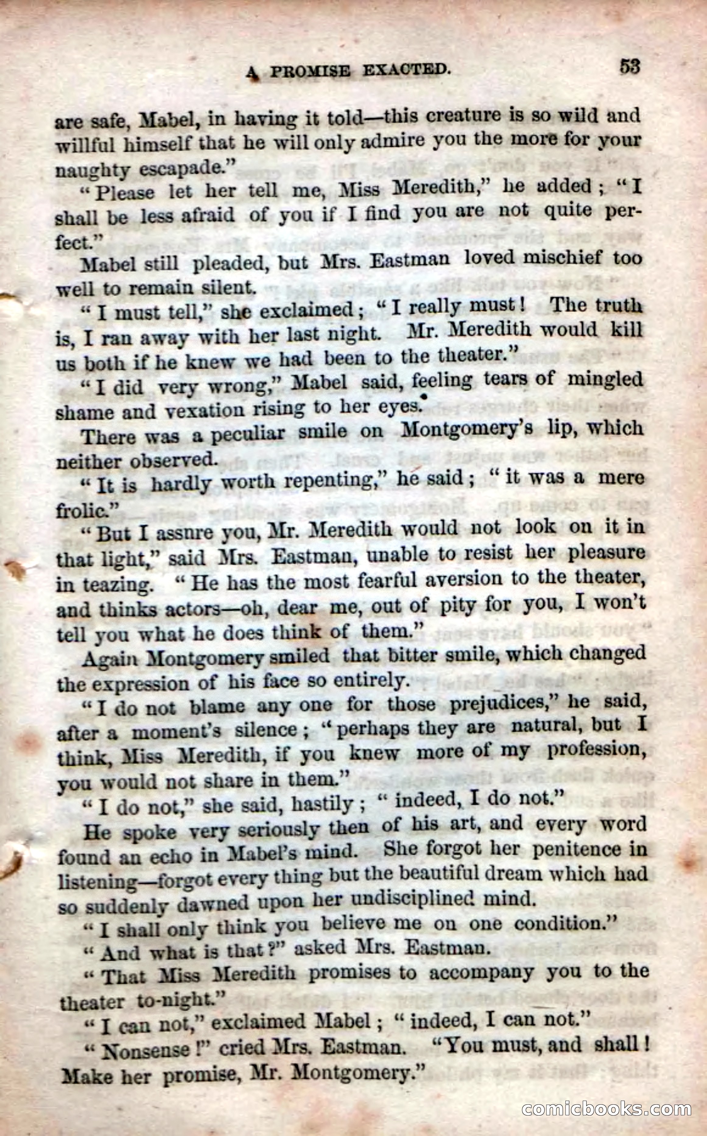 Beadle's Dime Novels No. 53: Hates and Loves — page 55 of 116