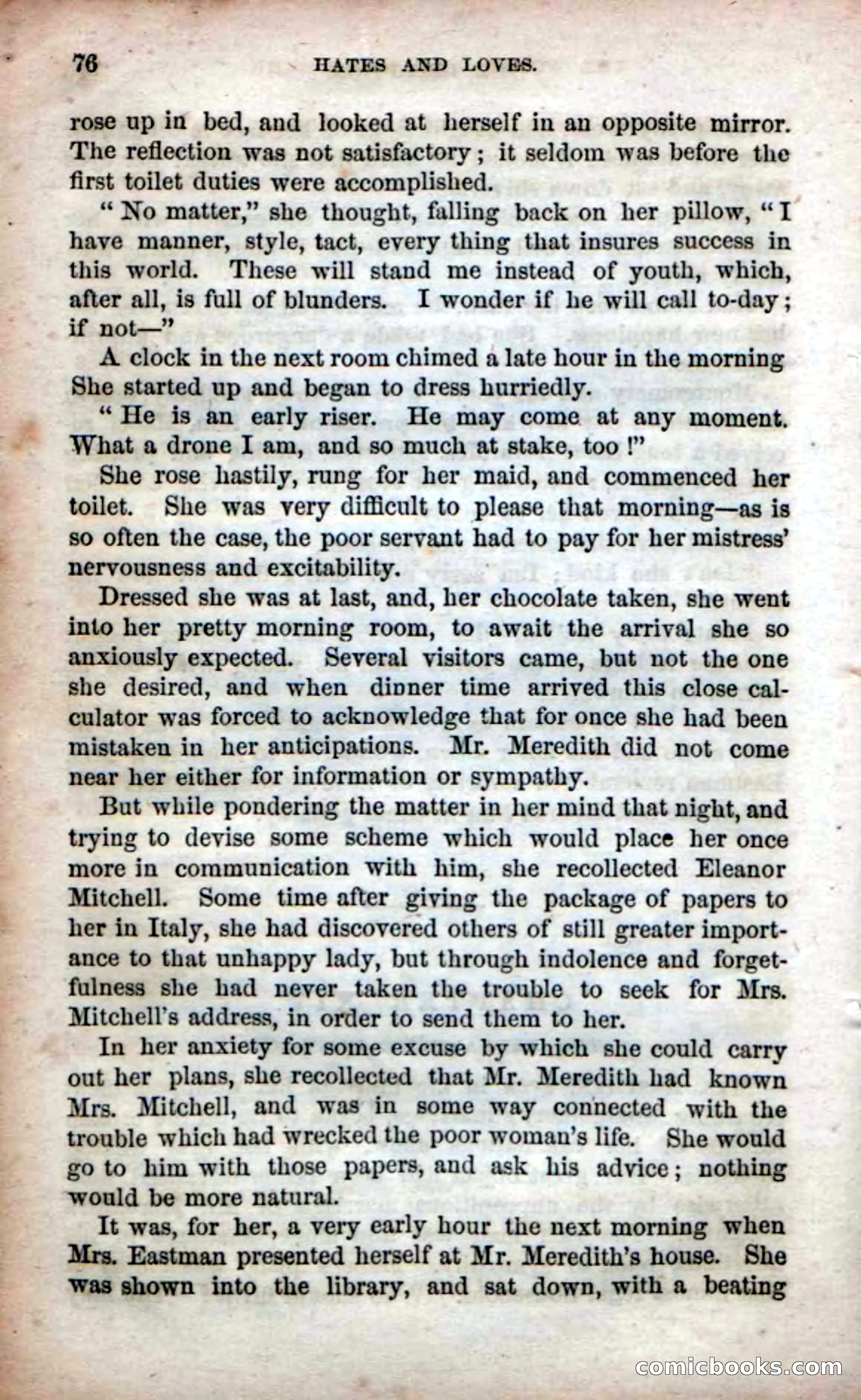 Beadle's Dime Novels No. 53: Hates and Loves — page 78 of 116