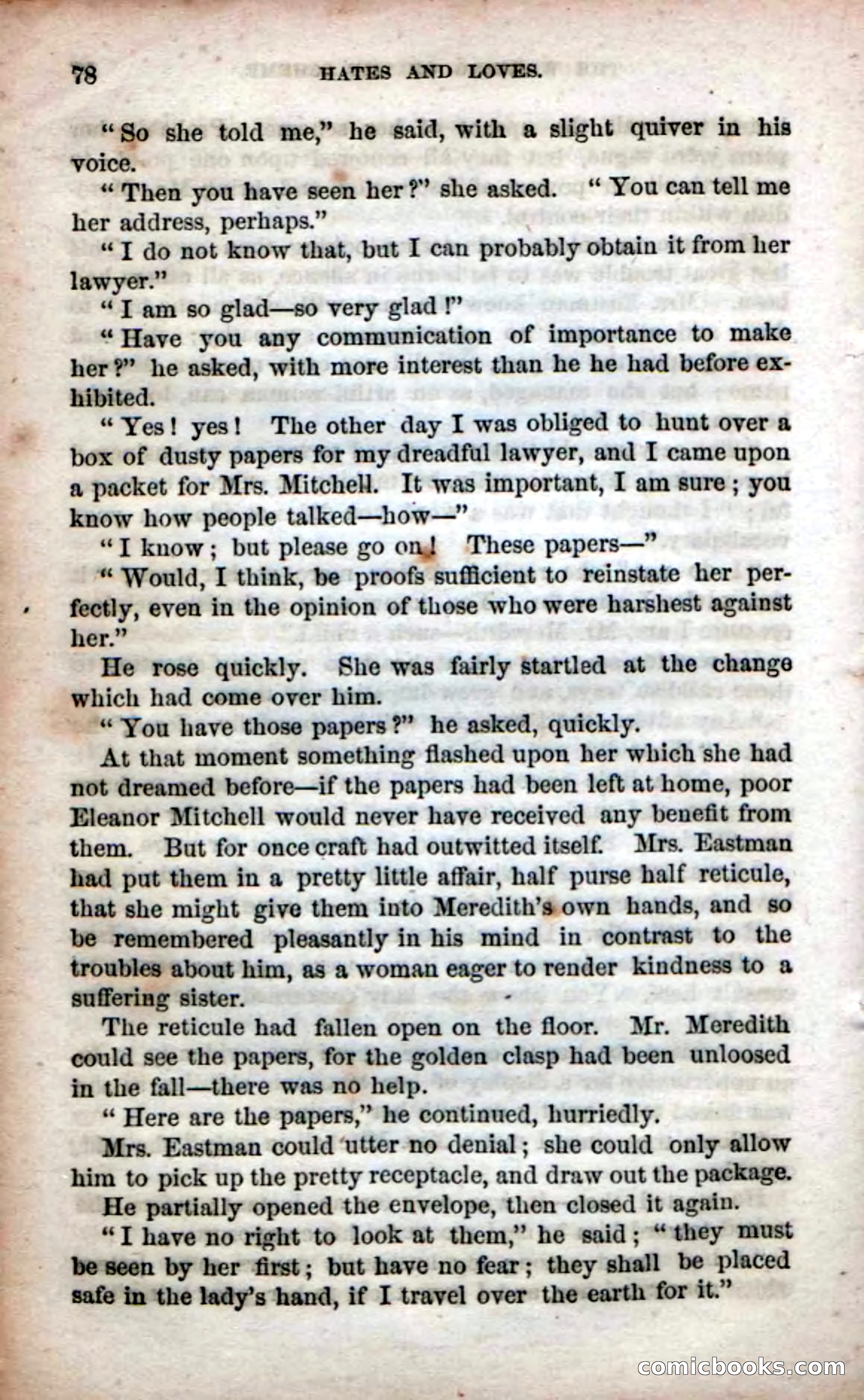 Beadle's Dime Novels No. 53: Hates and Loves — page 80 of 116