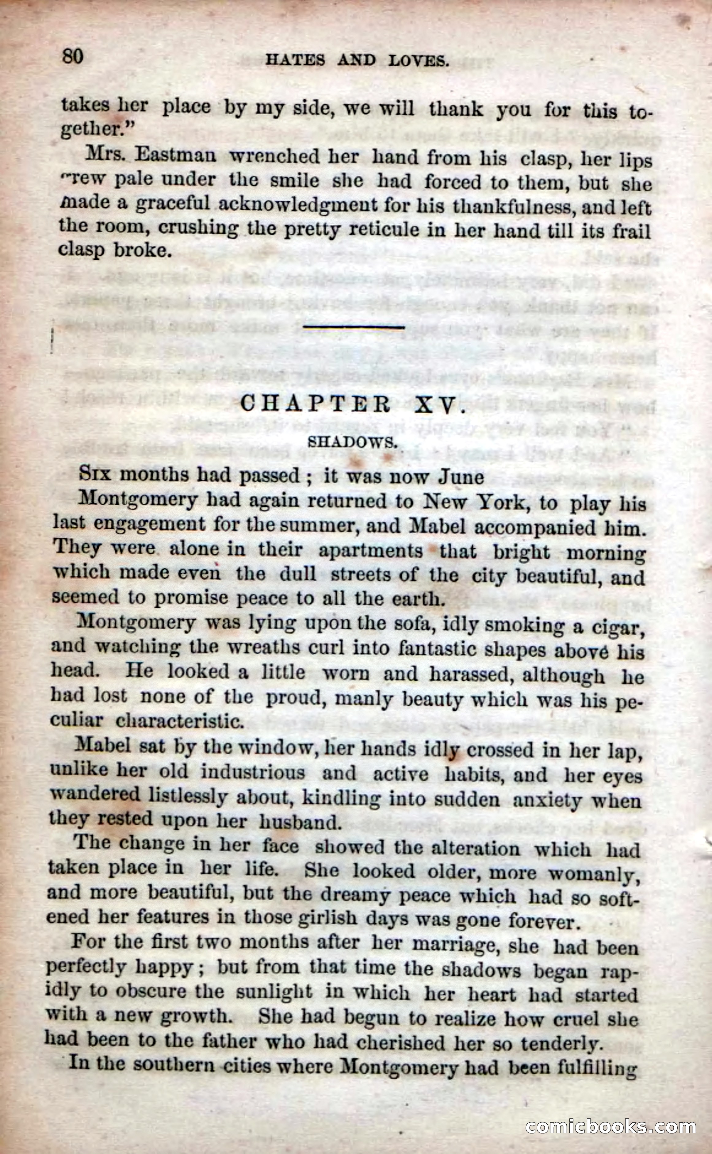 Beadle's Dime Novels No. 53: Hates and Loves — page 82 of 116