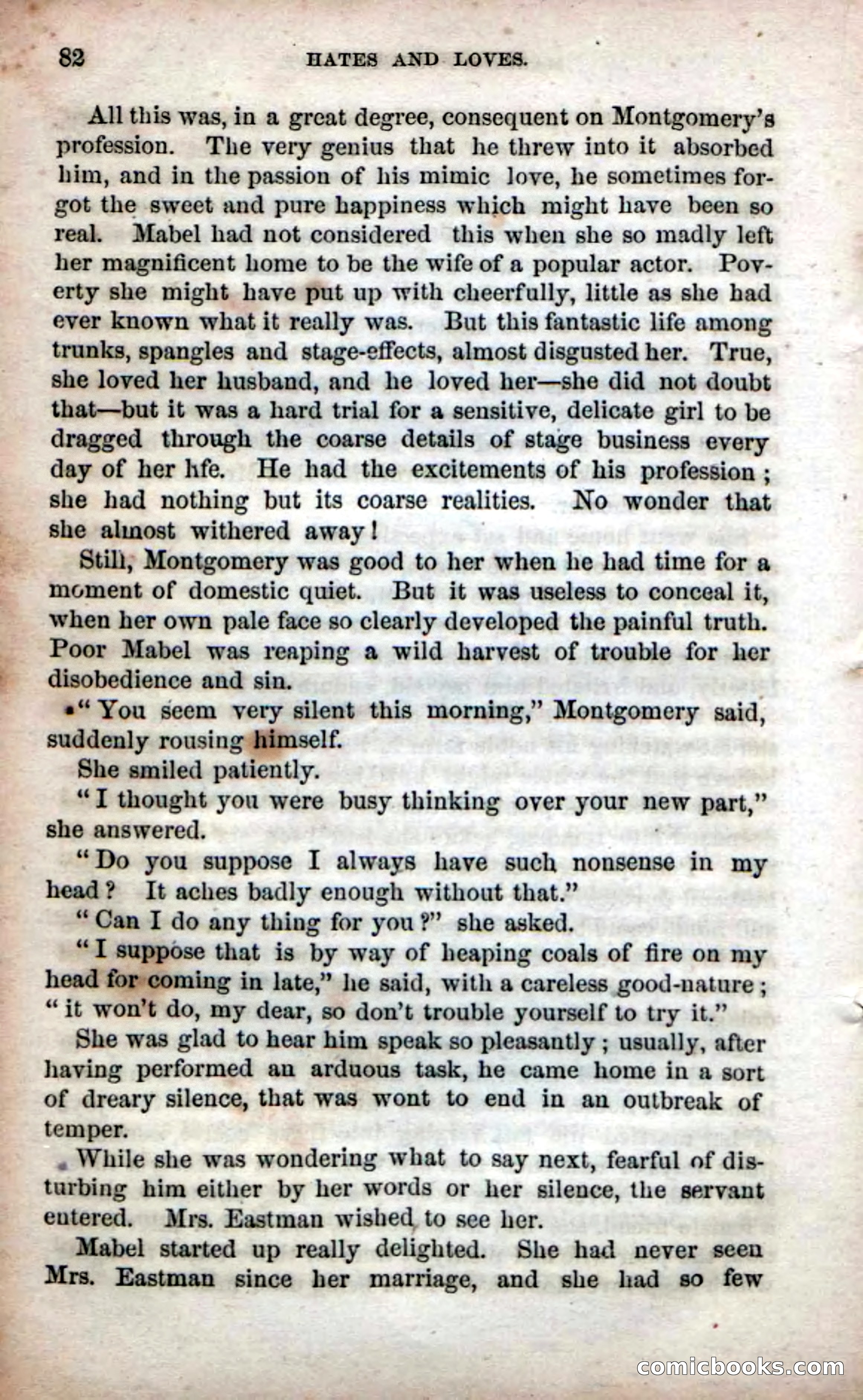 Beadle's Dime Novels No. 53: Hates and Loves — page 84 of 116