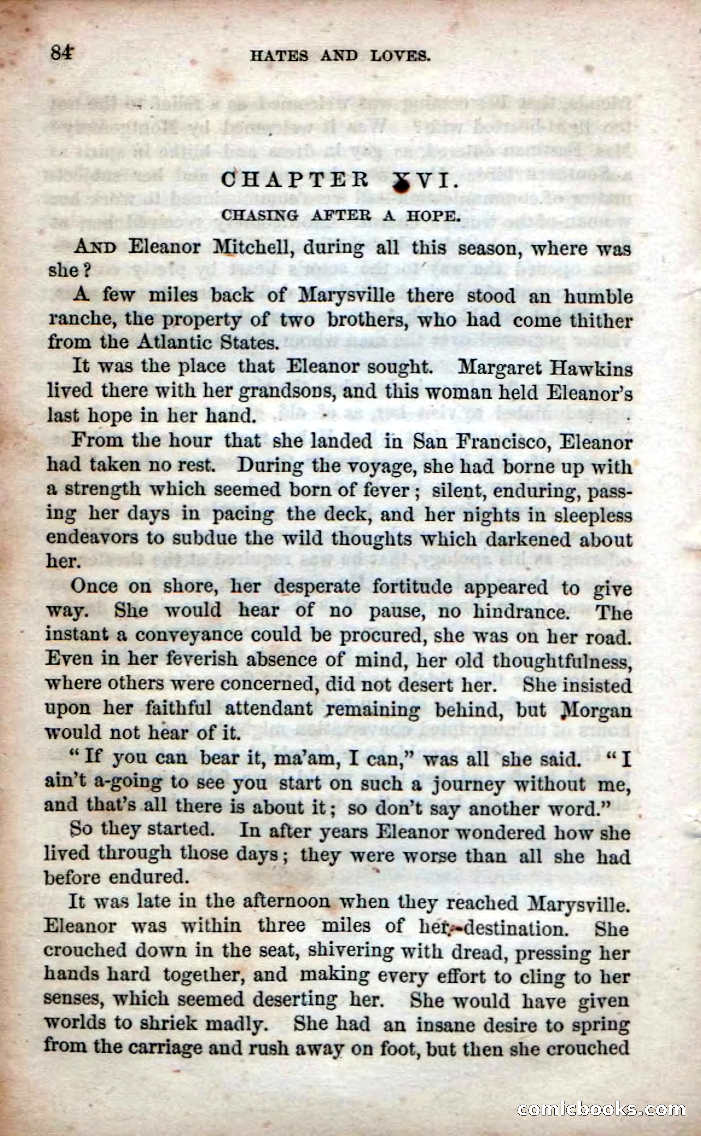 Beadle's Dime Novels No. 53: Hates and Loves — page 86 of 116