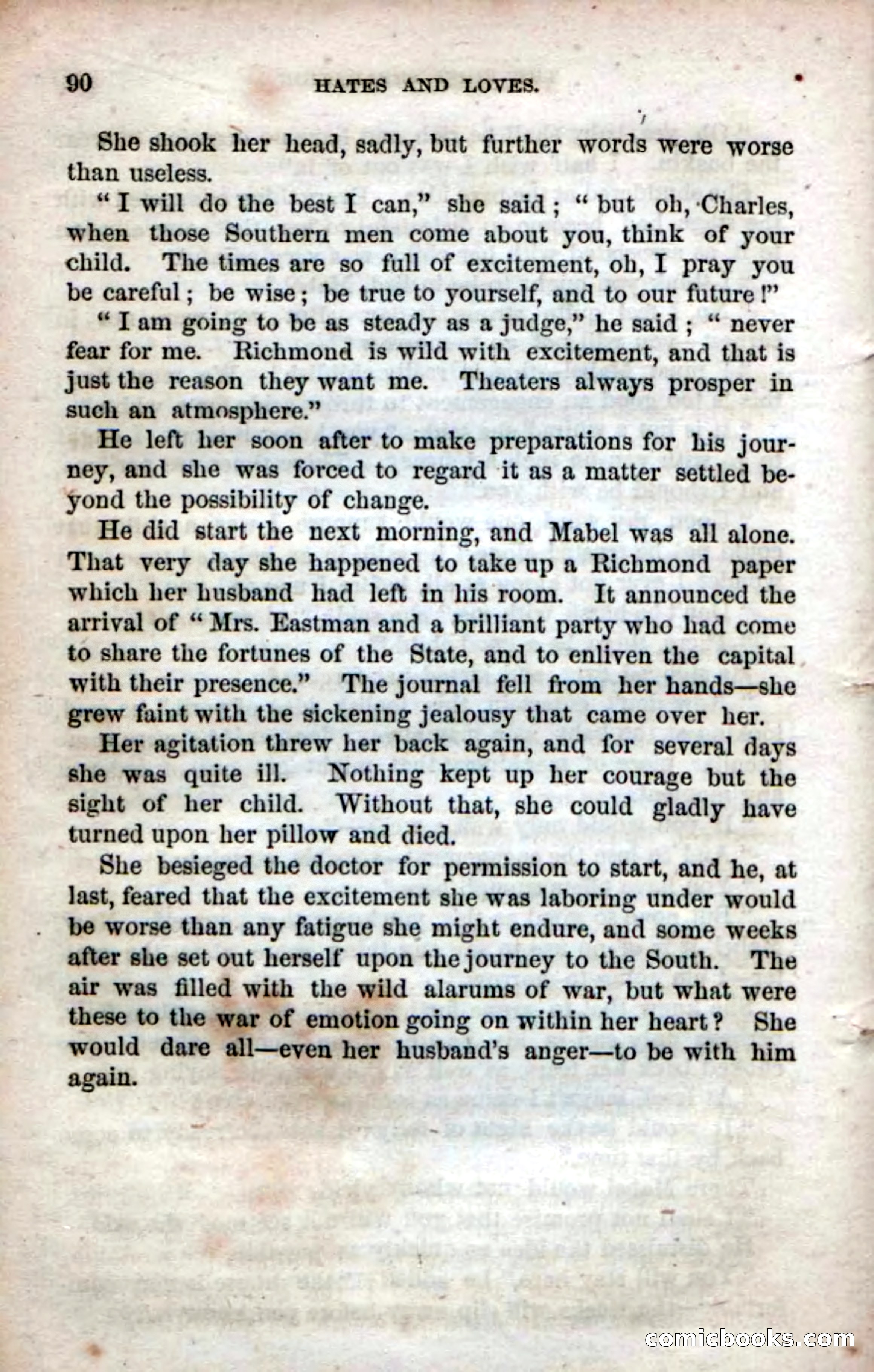 Beadle's Dime Novels No. 53: Hates and Loves — page 92 of 116