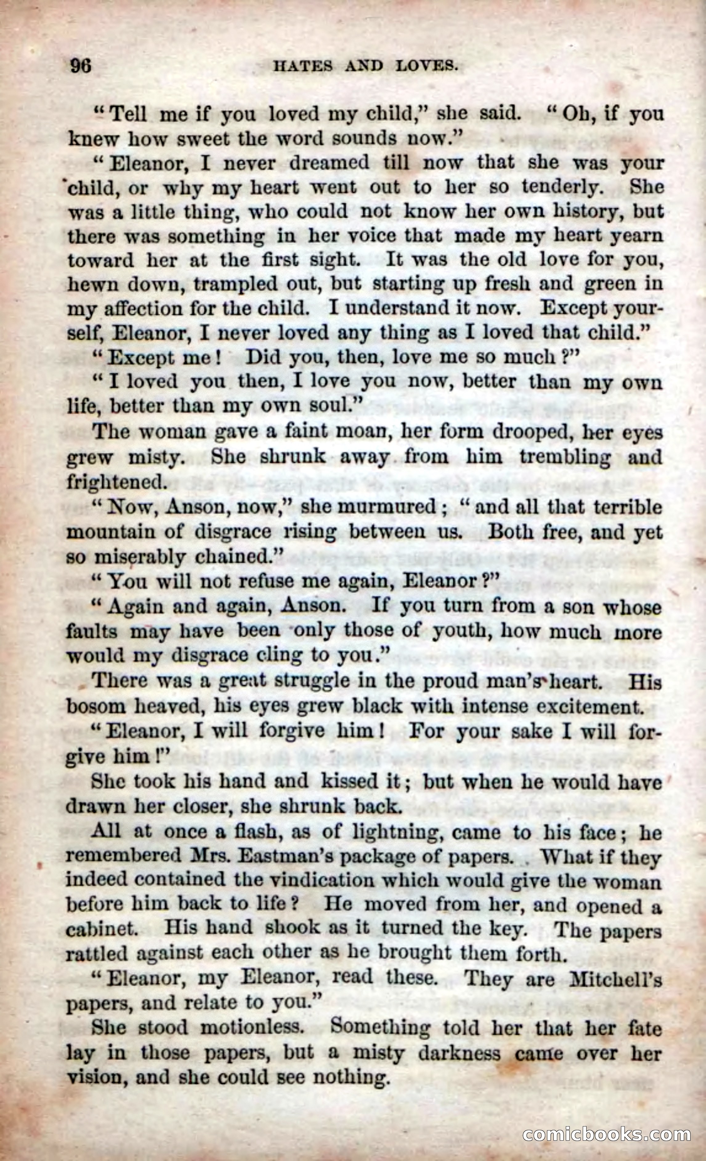 Beadle's Dime Novels No. 53: Hates and Loves — page 98 of 116