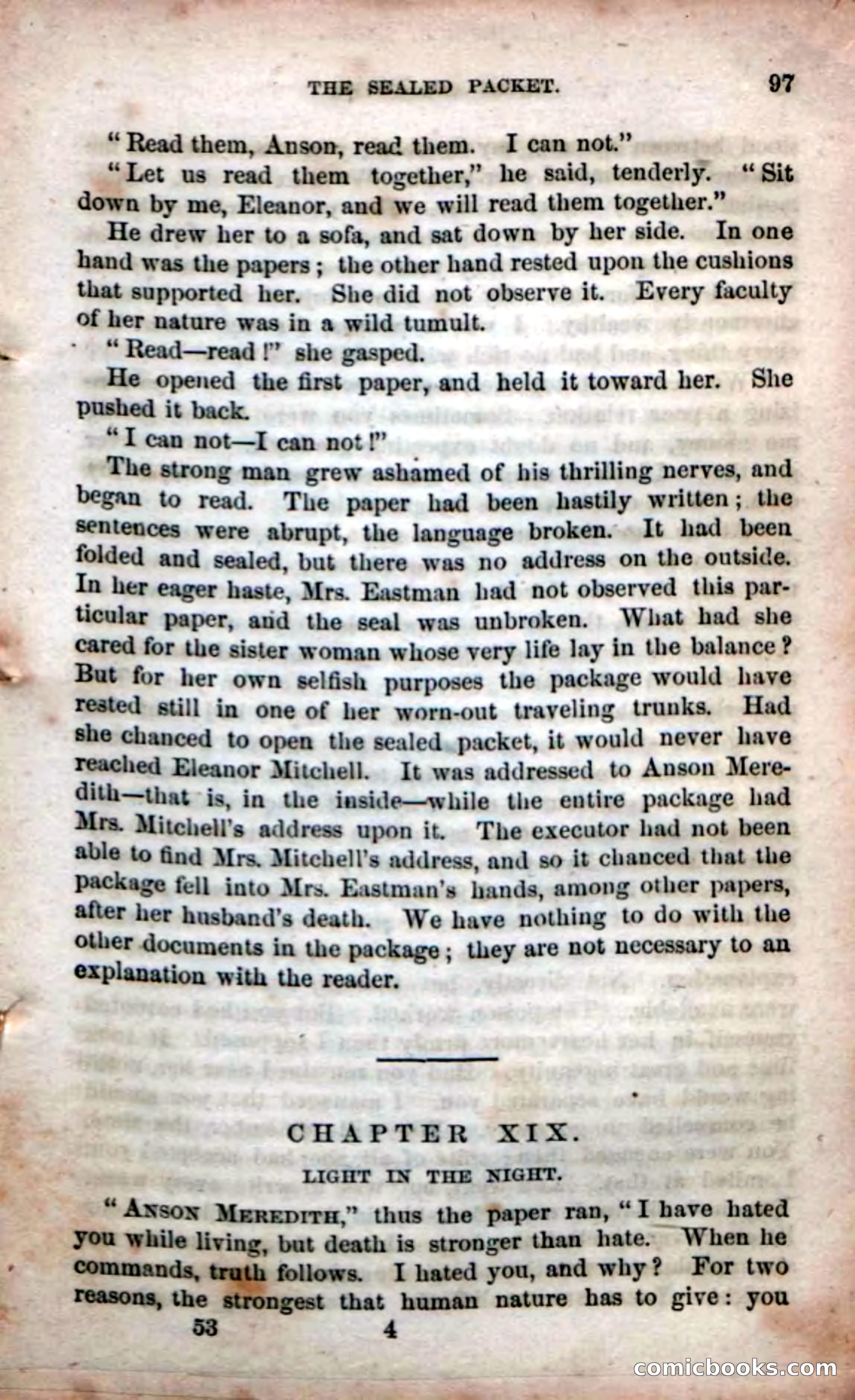 Beadle's Dime Novels No. 53: Hates and Loves — page 99 of 116