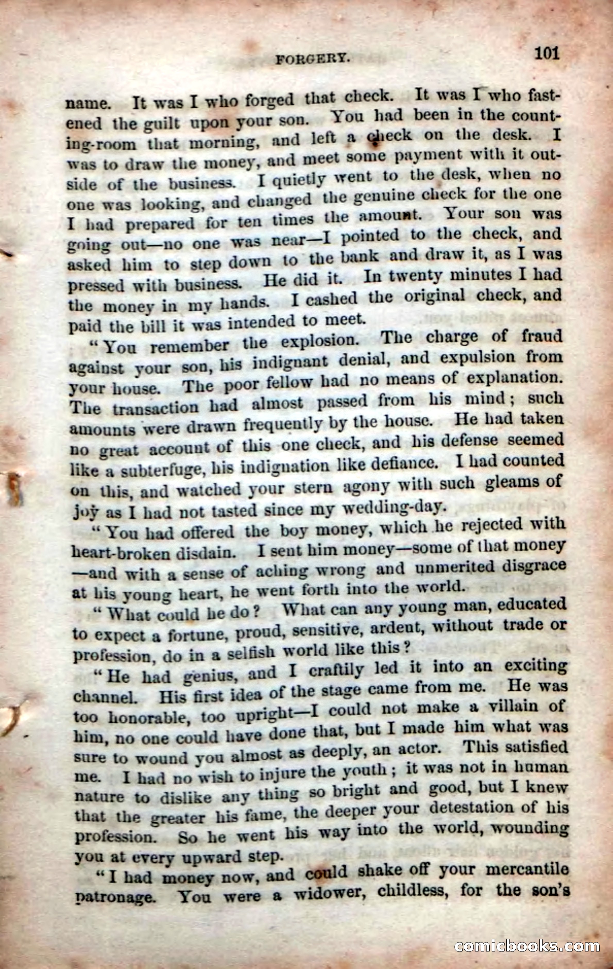 Beadle's Dime Novels No. 53: Hates and Loves — page 103 of 116