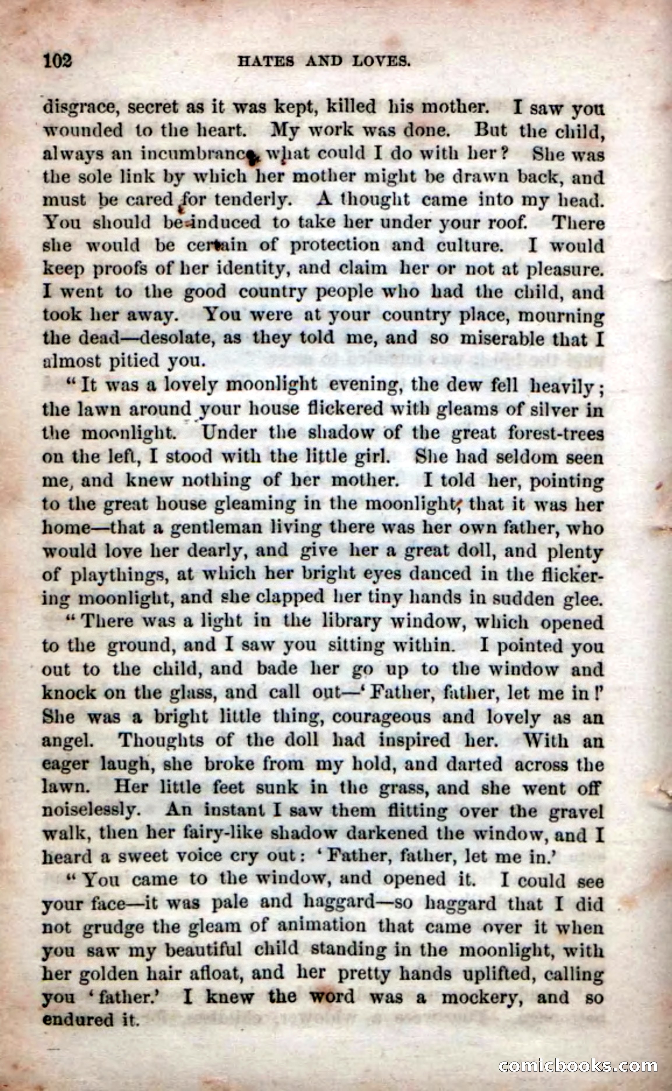 Beadle's Dime Novels No. 53: Hates and Loves — page 104 of 116