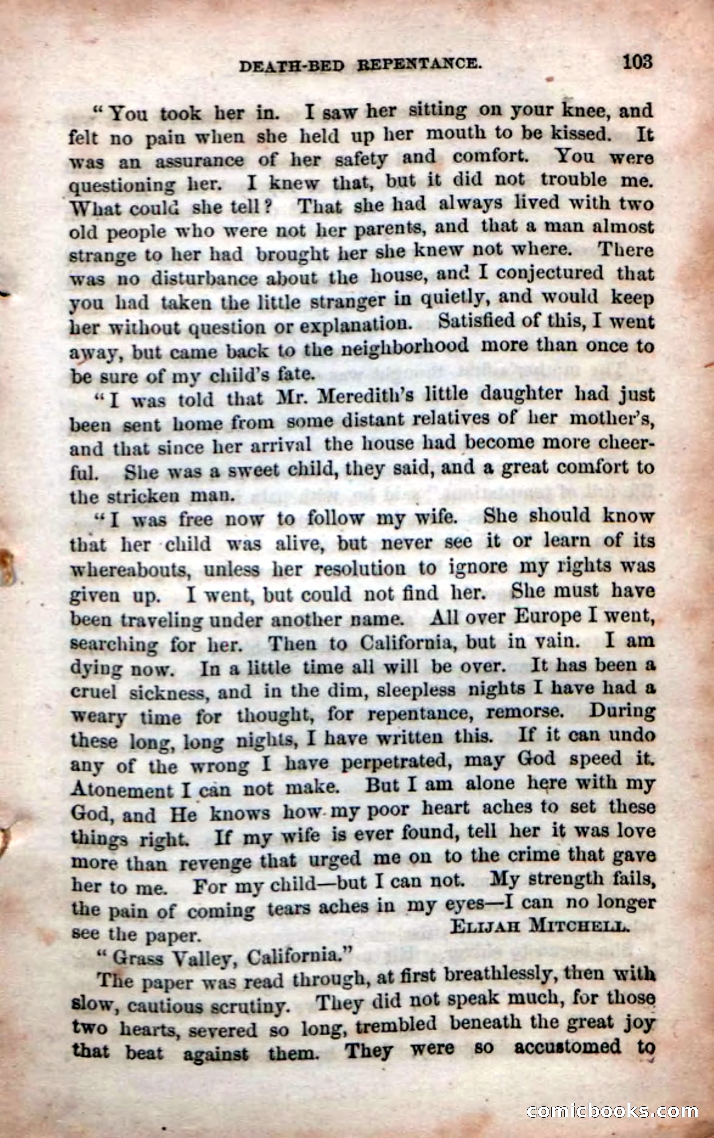 Beadle's Dime Novels No. 53: Hates and Loves — page 105 of 116