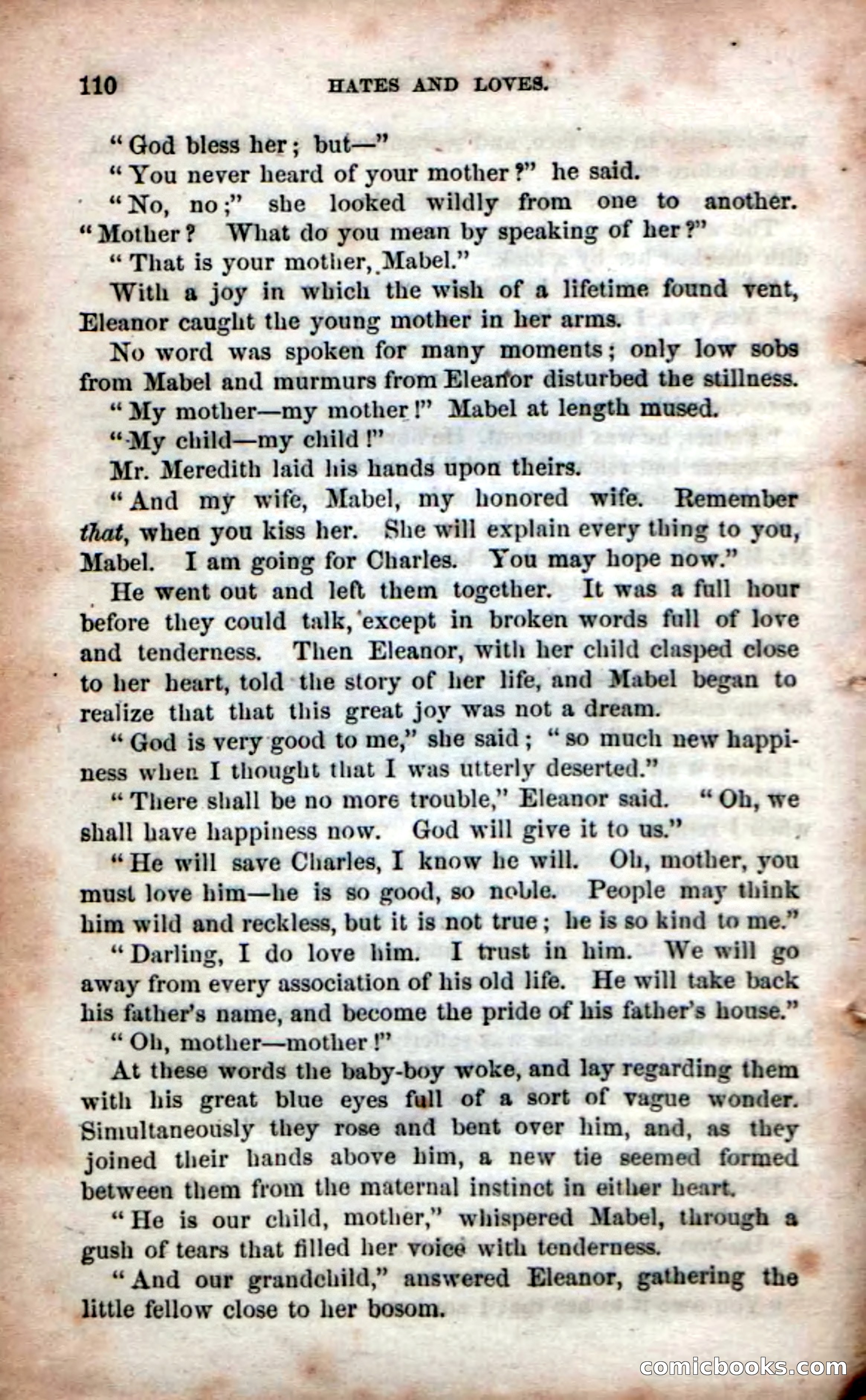 Beadle's Dime Novels No. 53: Hates and Loves — page 112 of 116