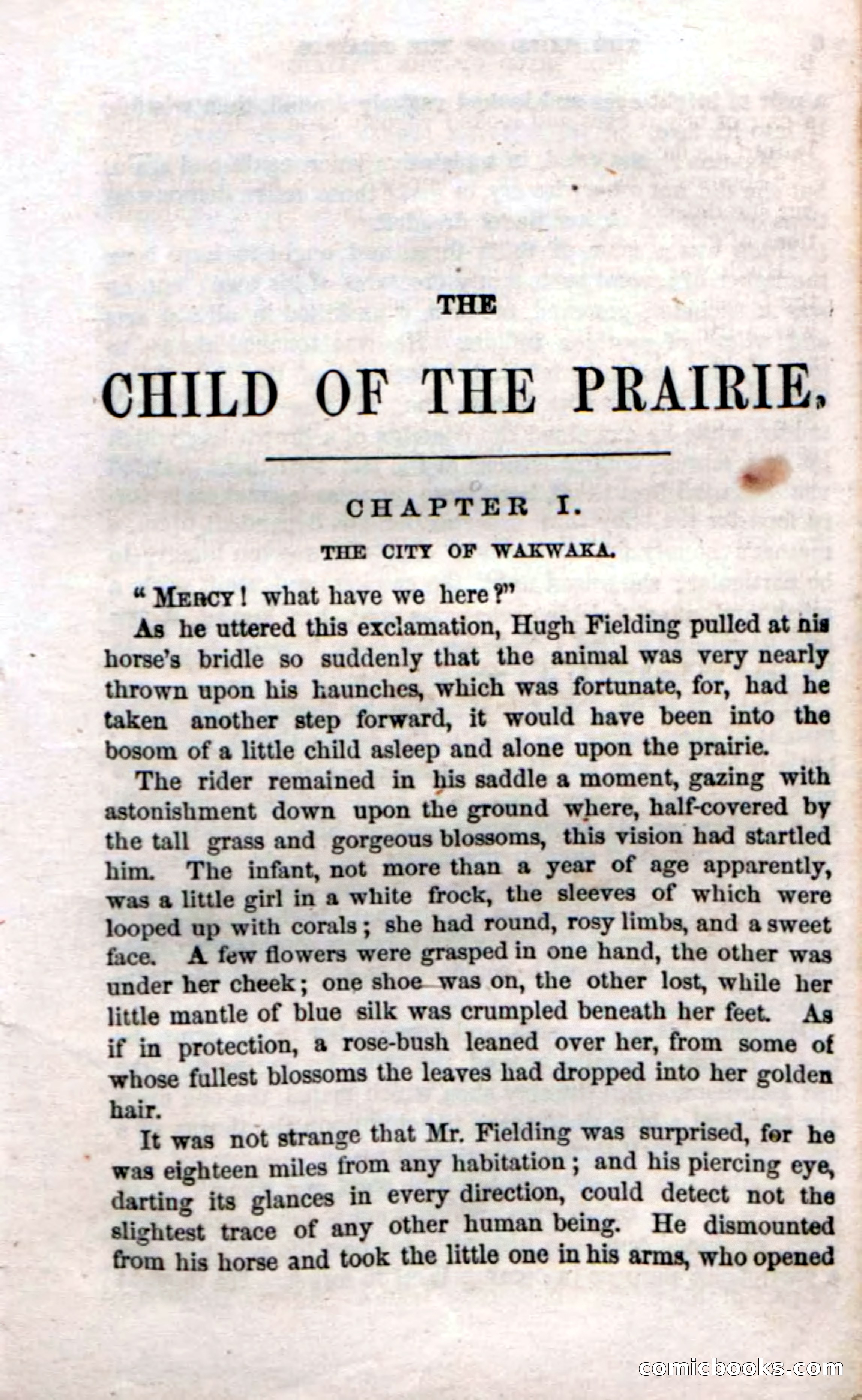 Beadle's Dime Novels No. 54: Myrtle, the Child of the Prairie — page 7 of 100