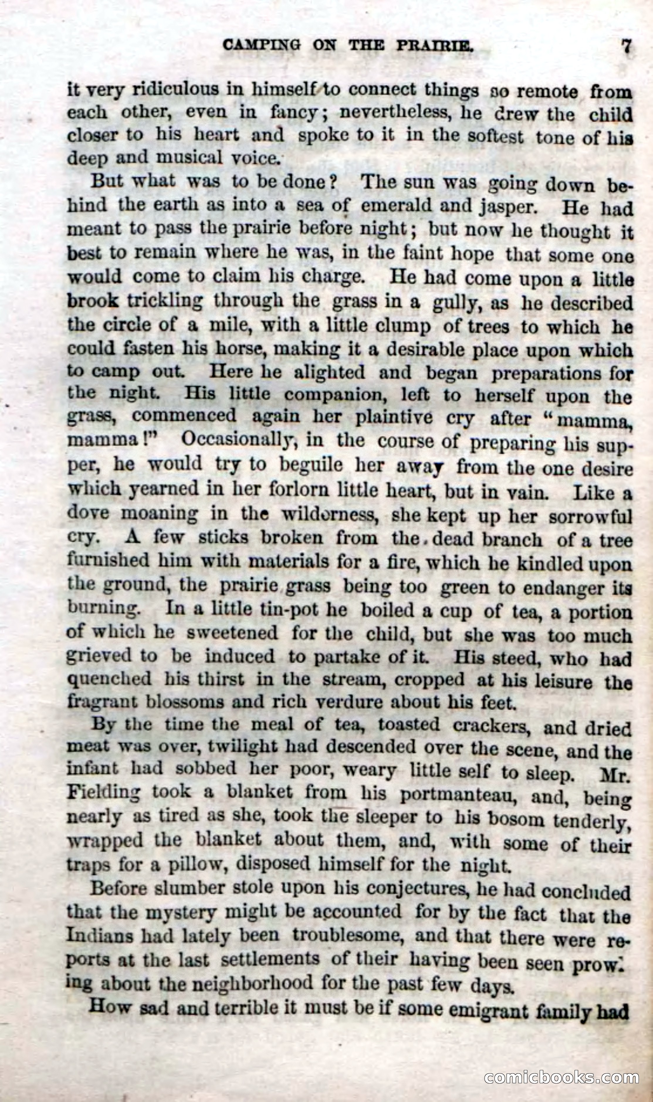 Beadle's Dime Novels No. 54: Myrtle, the Child of the Prairie — page 9 of 100