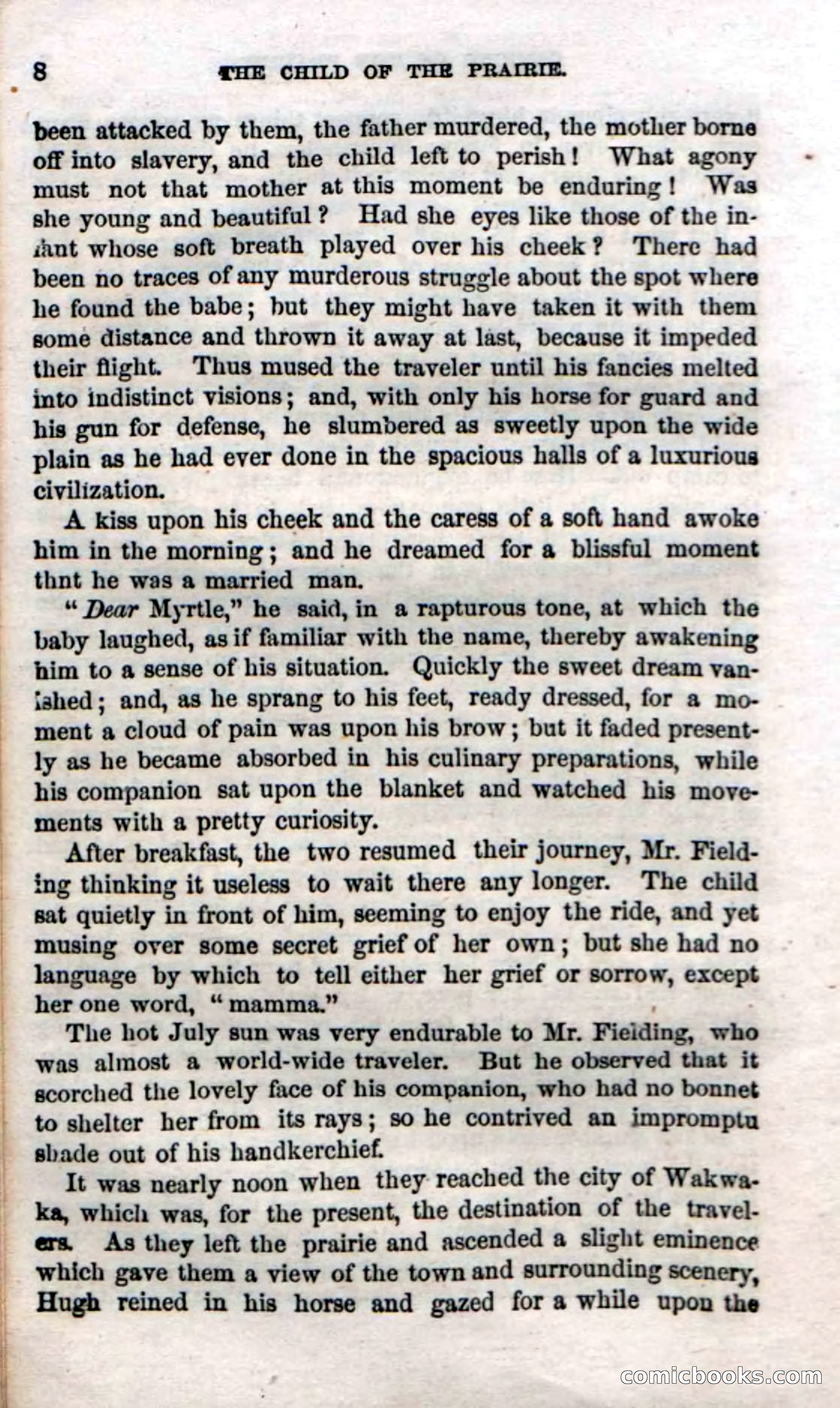 Beadle's Dime Novels No. 54: Myrtle, the Child of the Prairie — page 10 of 100