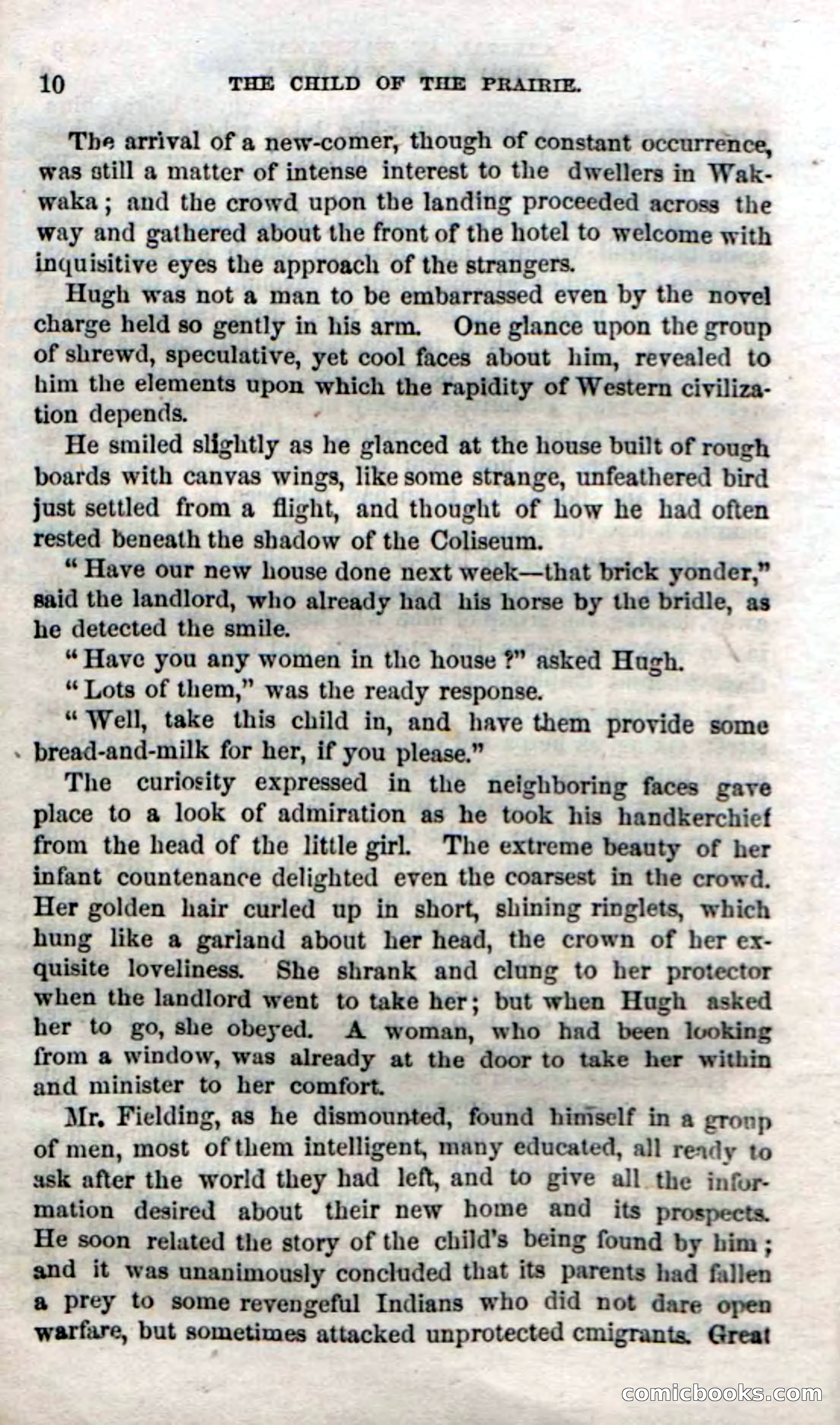 Beadle's Dime Novels No. 54: Myrtle, the Child of the Prairie — page 12 of 100