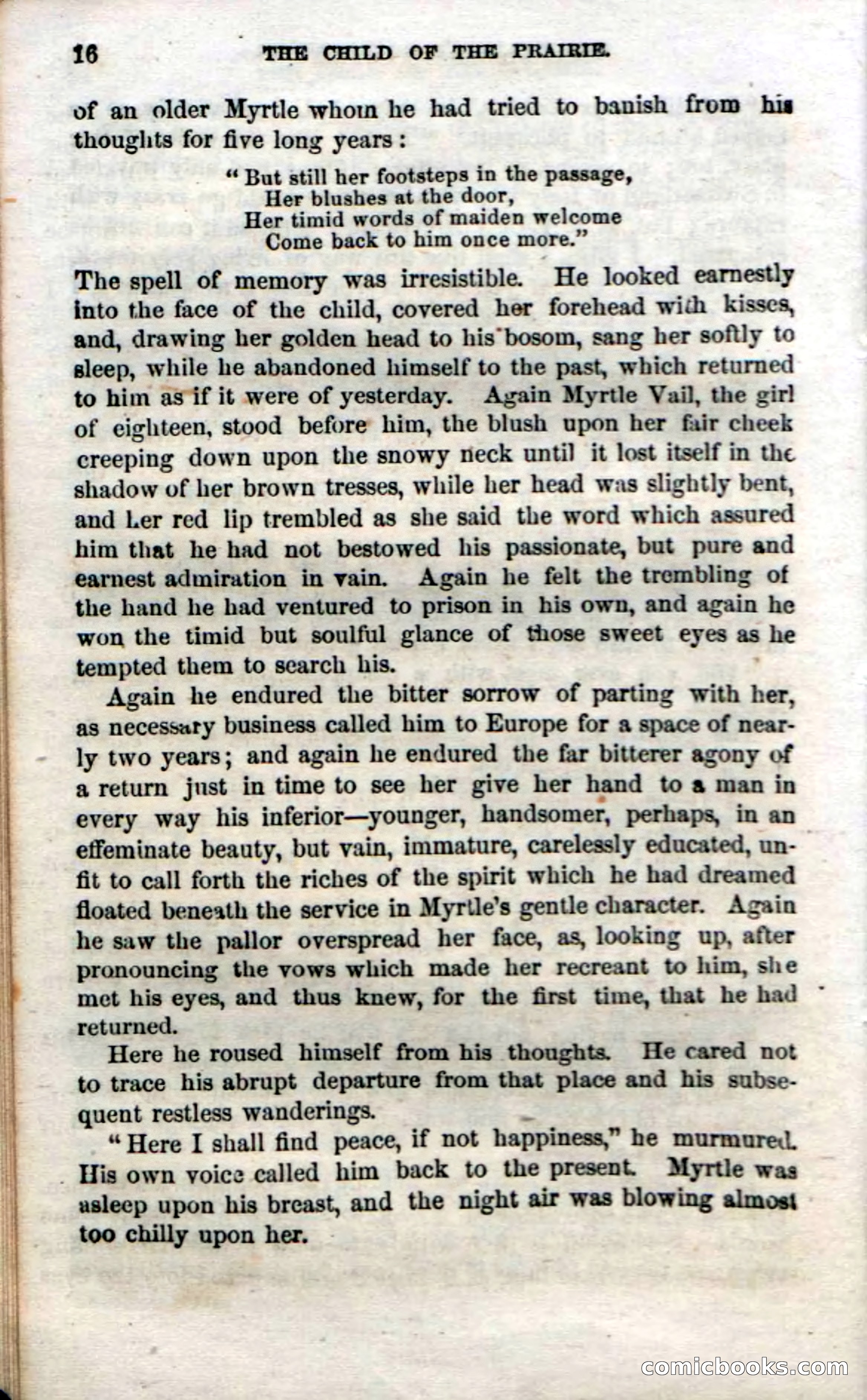 Beadle's Dime Novels No. 54: Myrtle, the Child of the Prairie — page 18 of 100