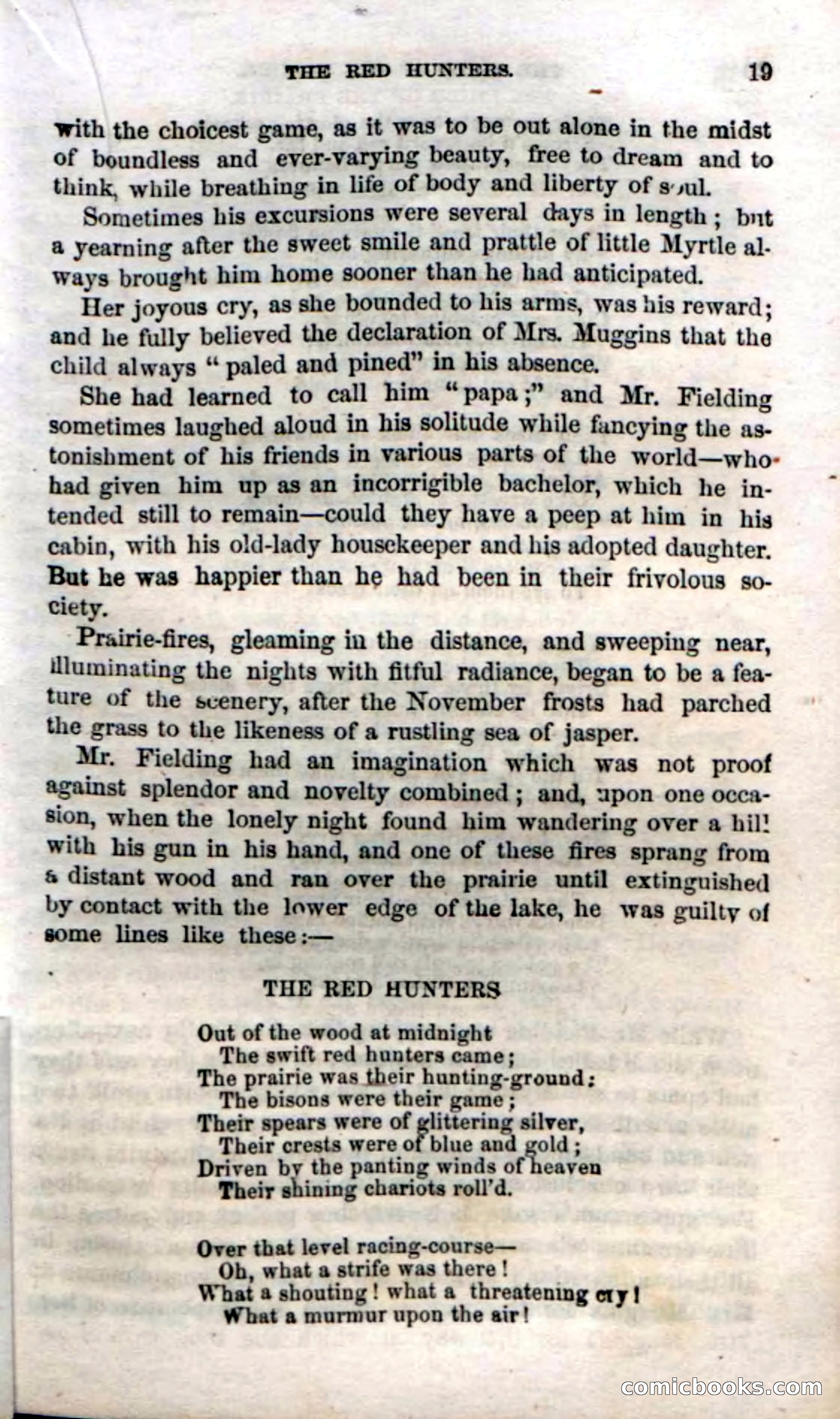 Beadle's Dime Novels No. 54: Myrtle, the Child of the Prairie — page 21 of 100