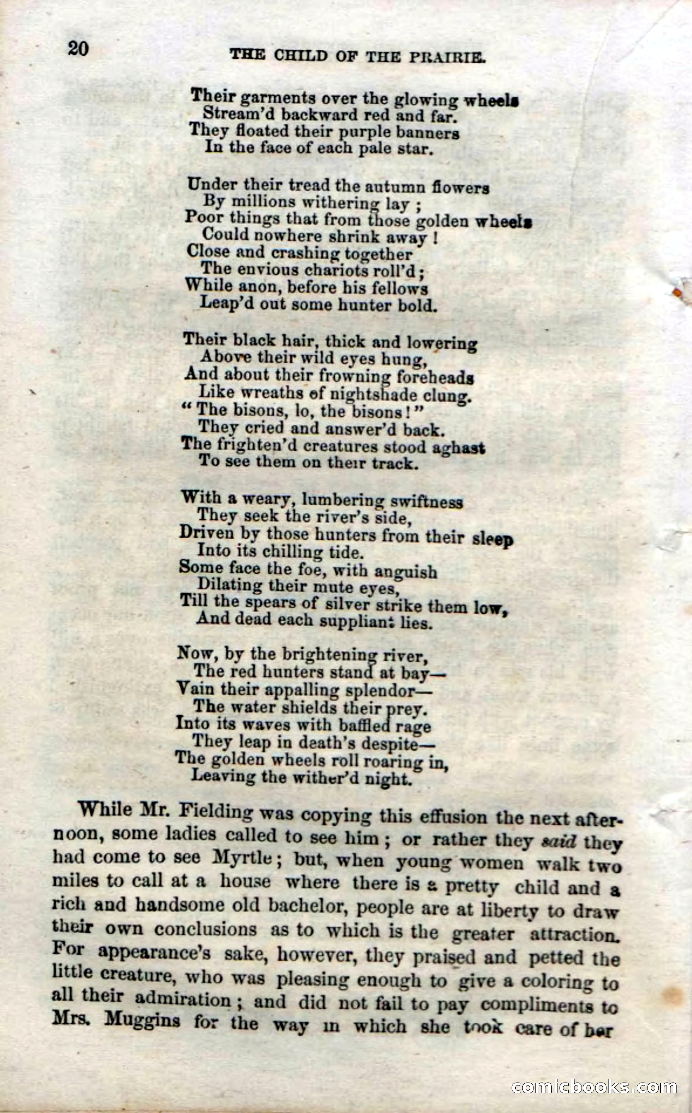 Beadle's Dime Novels No. 54: Myrtle, the Child of the Prairie — page 22 of 100