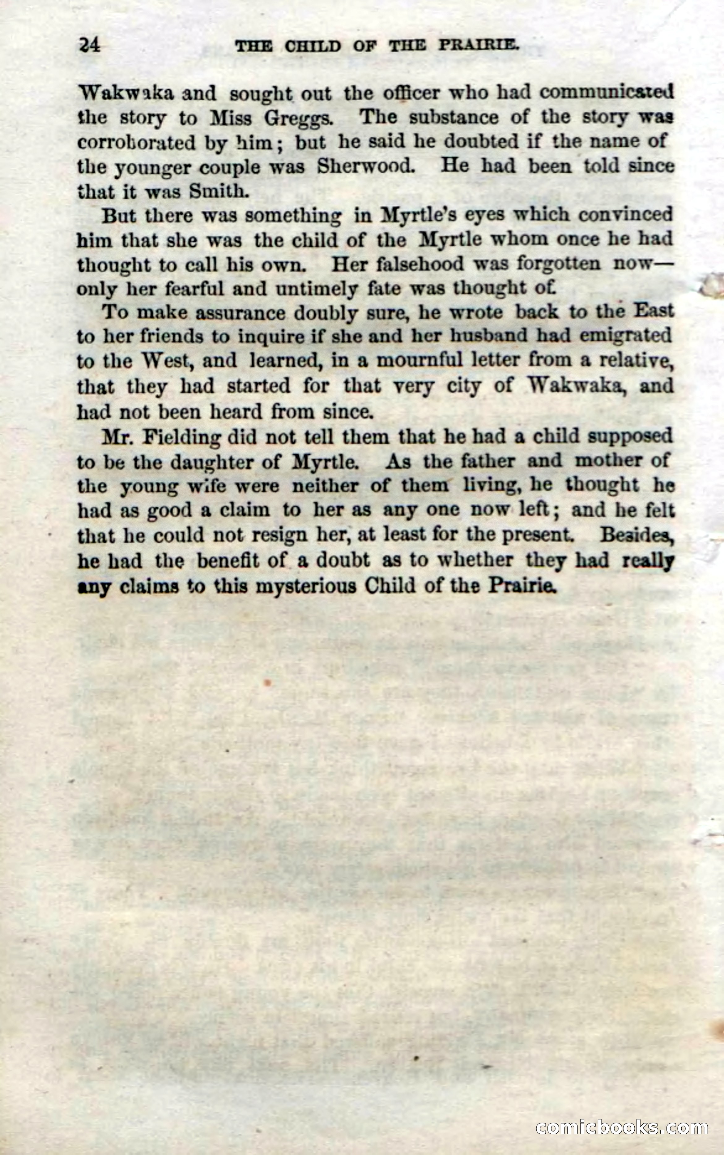 Beadle's Dime Novels No. 54: Myrtle, the Child of the Prairie — page 26 of 100