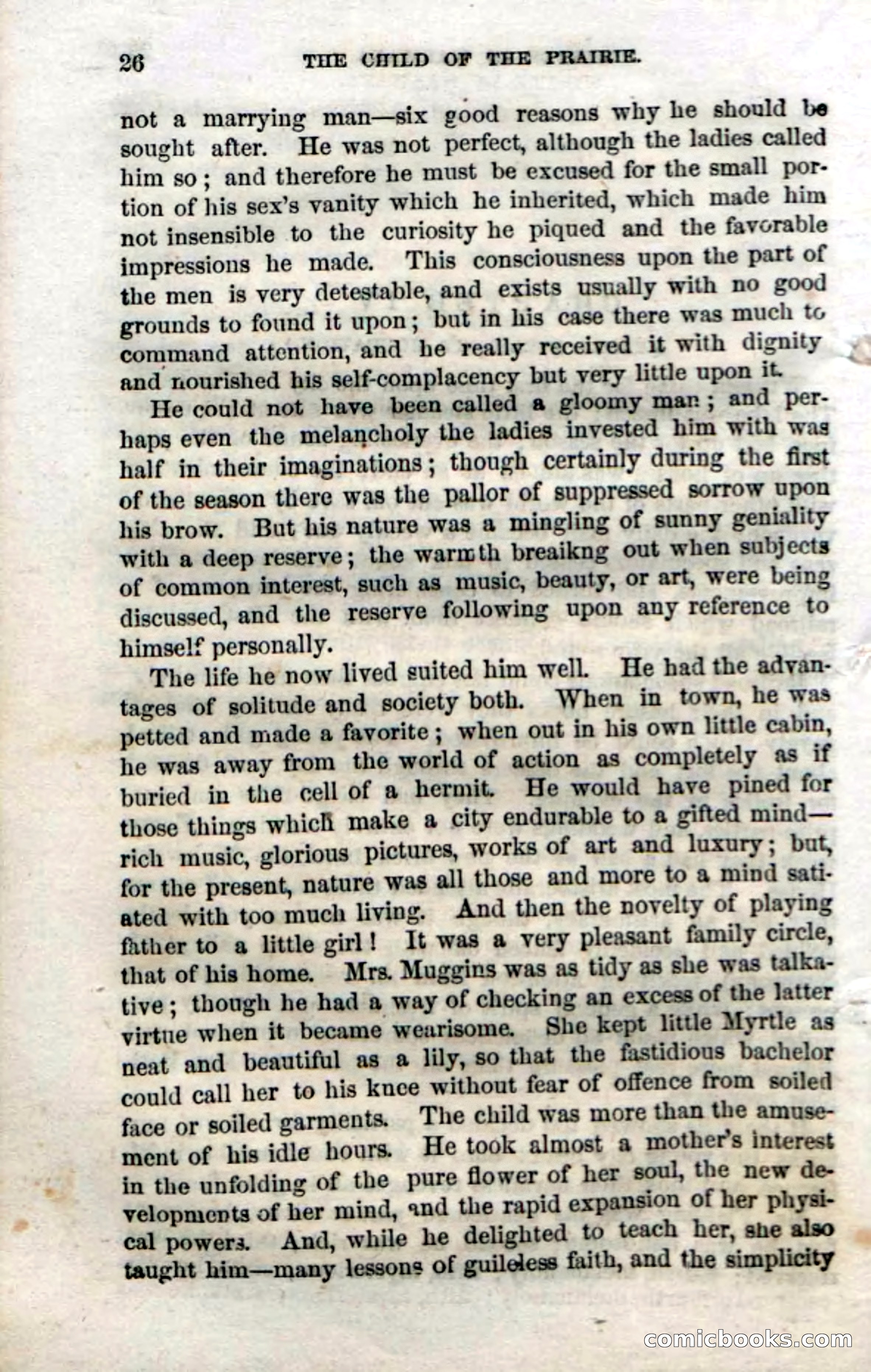 Beadle's Dime Novels No. 54: Myrtle, the Child of the Prairie — page 28 of 100