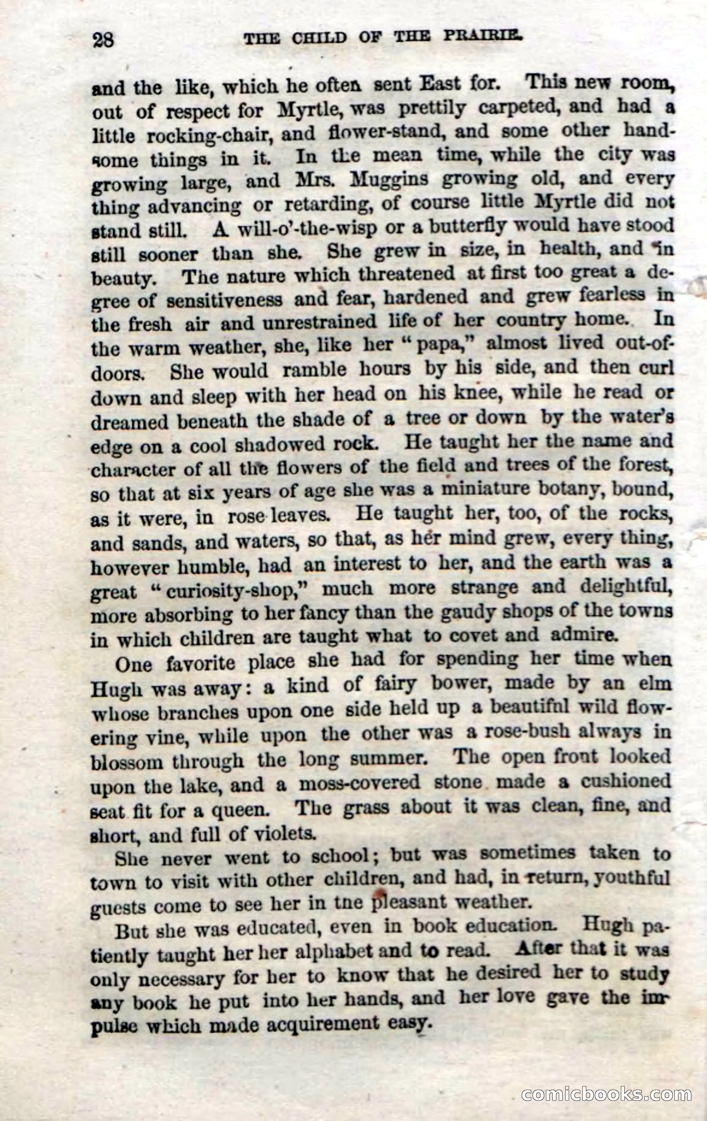 Beadle's Dime Novels No. 54: Myrtle, the Child of the Prairie — page 30 of 100