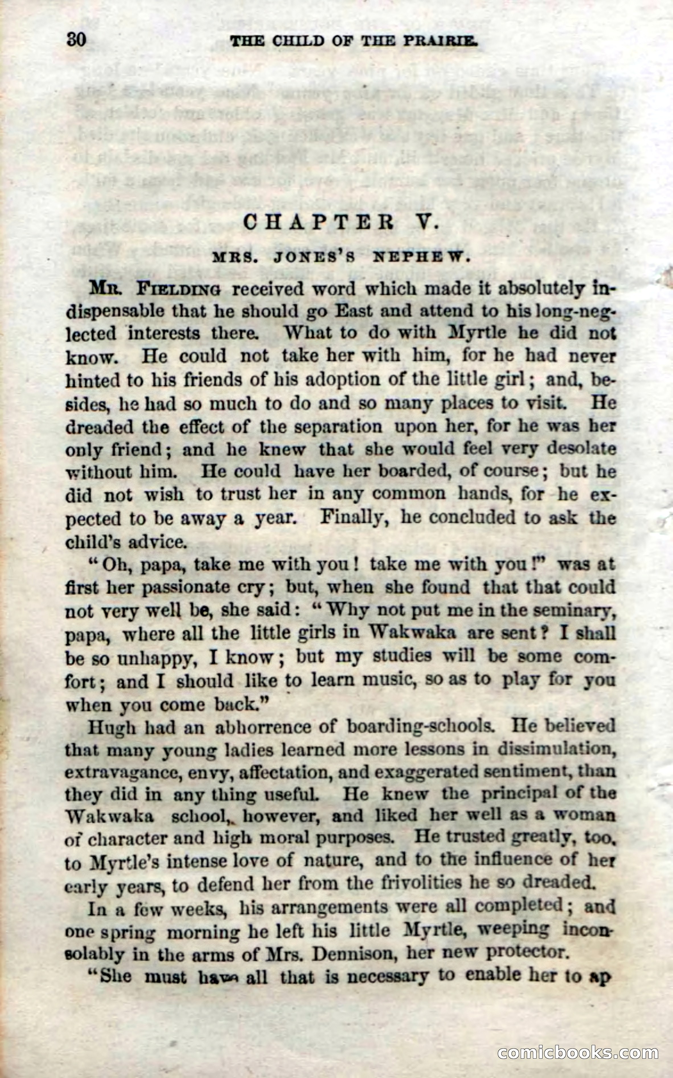 Beadle's Dime Novels No. 54: Myrtle, the Child of the Prairie — page 32 of 100