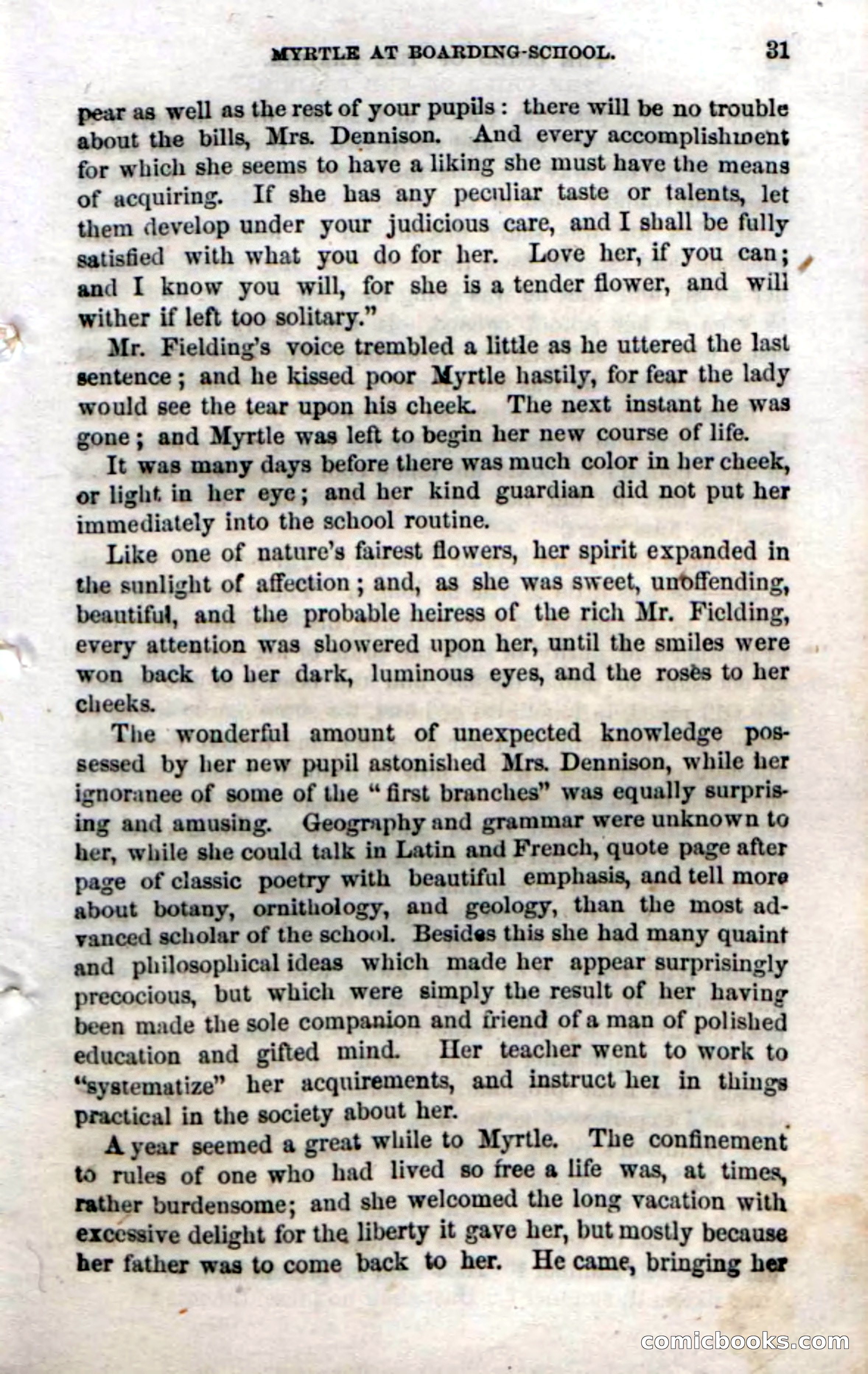 Beadle's Dime Novels No. 54: Myrtle, the Child of the Prairie — page 33 of 100